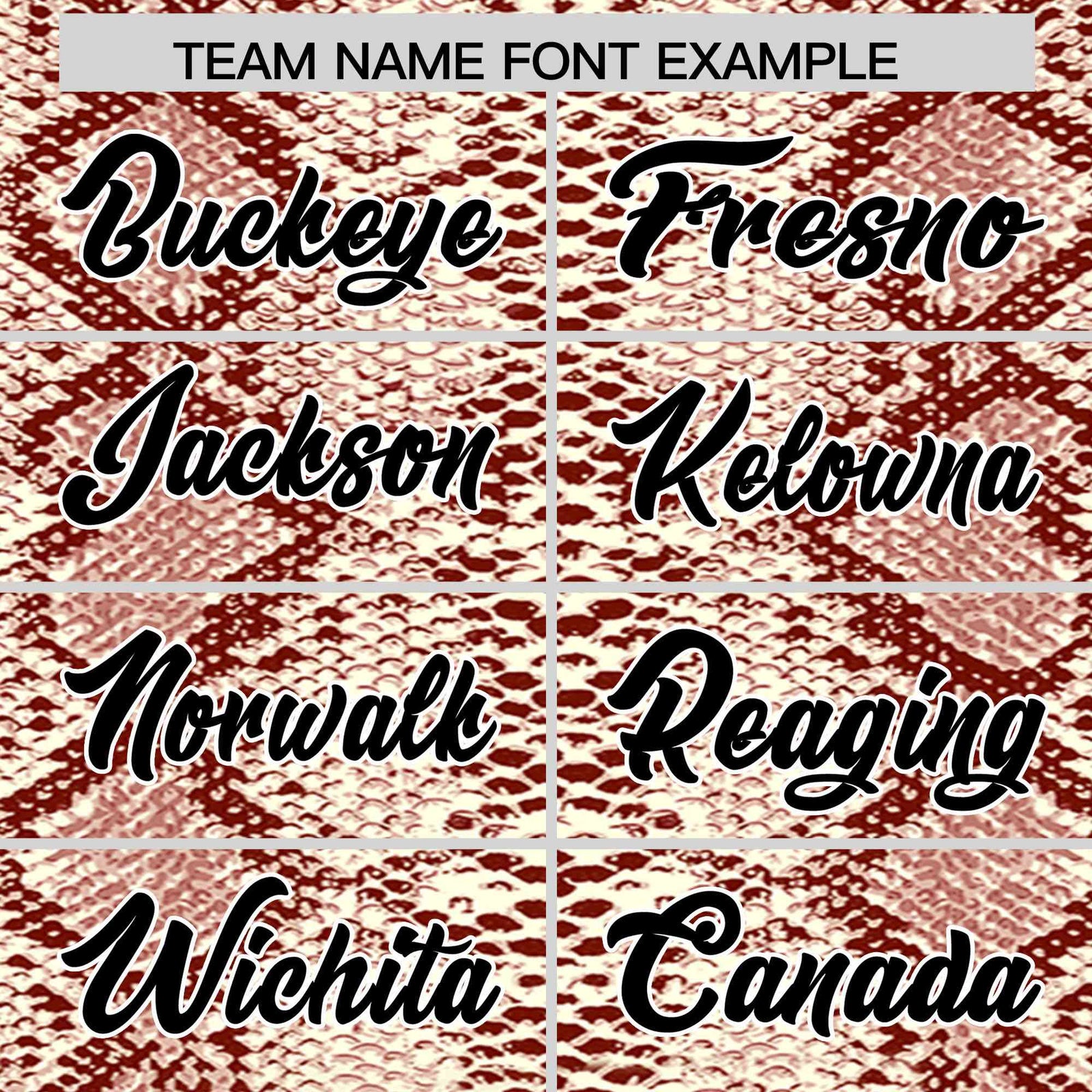 Custom Multi Color Snakeskin Pattern Authentic Baseball Jersey