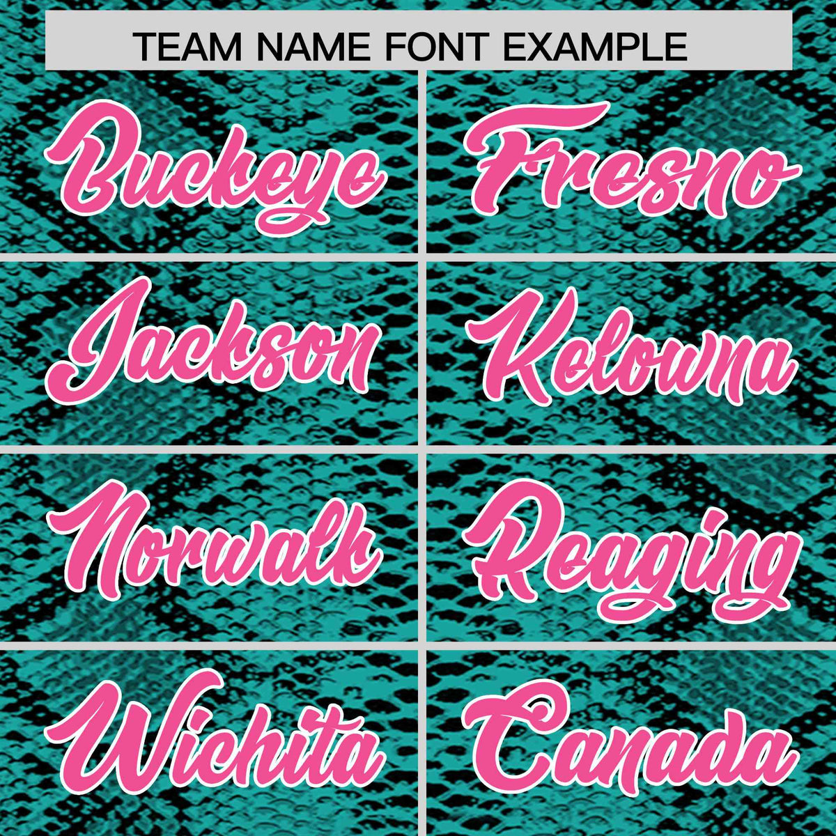 Custom Multi Color Snakeskin Pattern Authentic Baseball Jersey