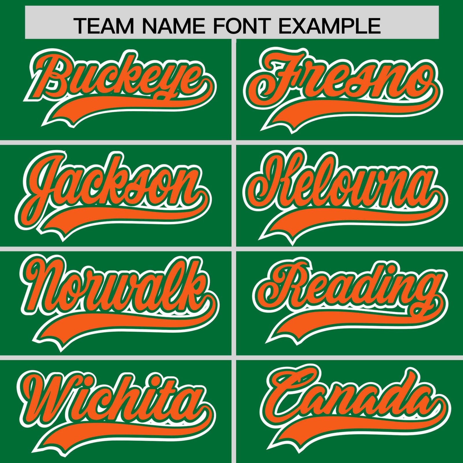 Custom Kelly Green Orange Personalized Edge Color Block Authentic Baseball Jersey