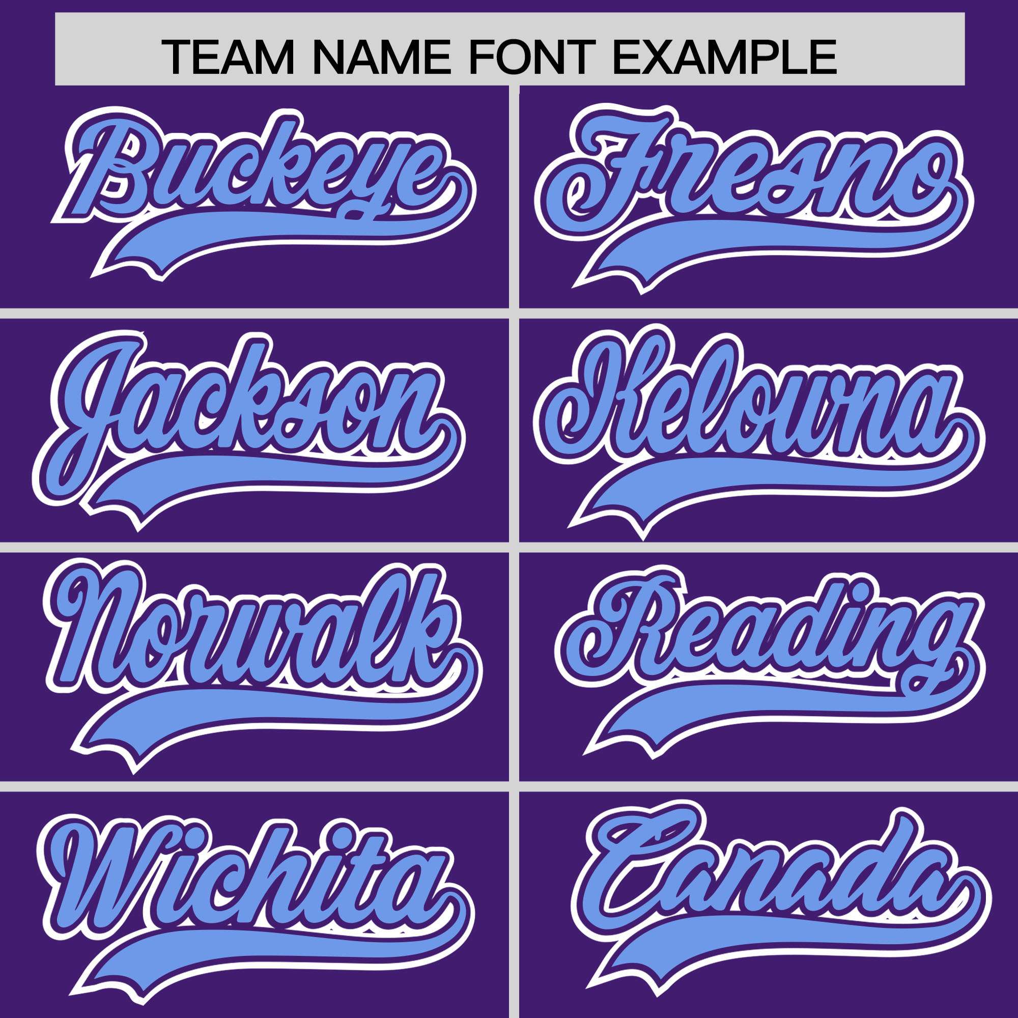 Custom Purple Light Blue Personalized Edge Color Block Authentic Baseball Jersey