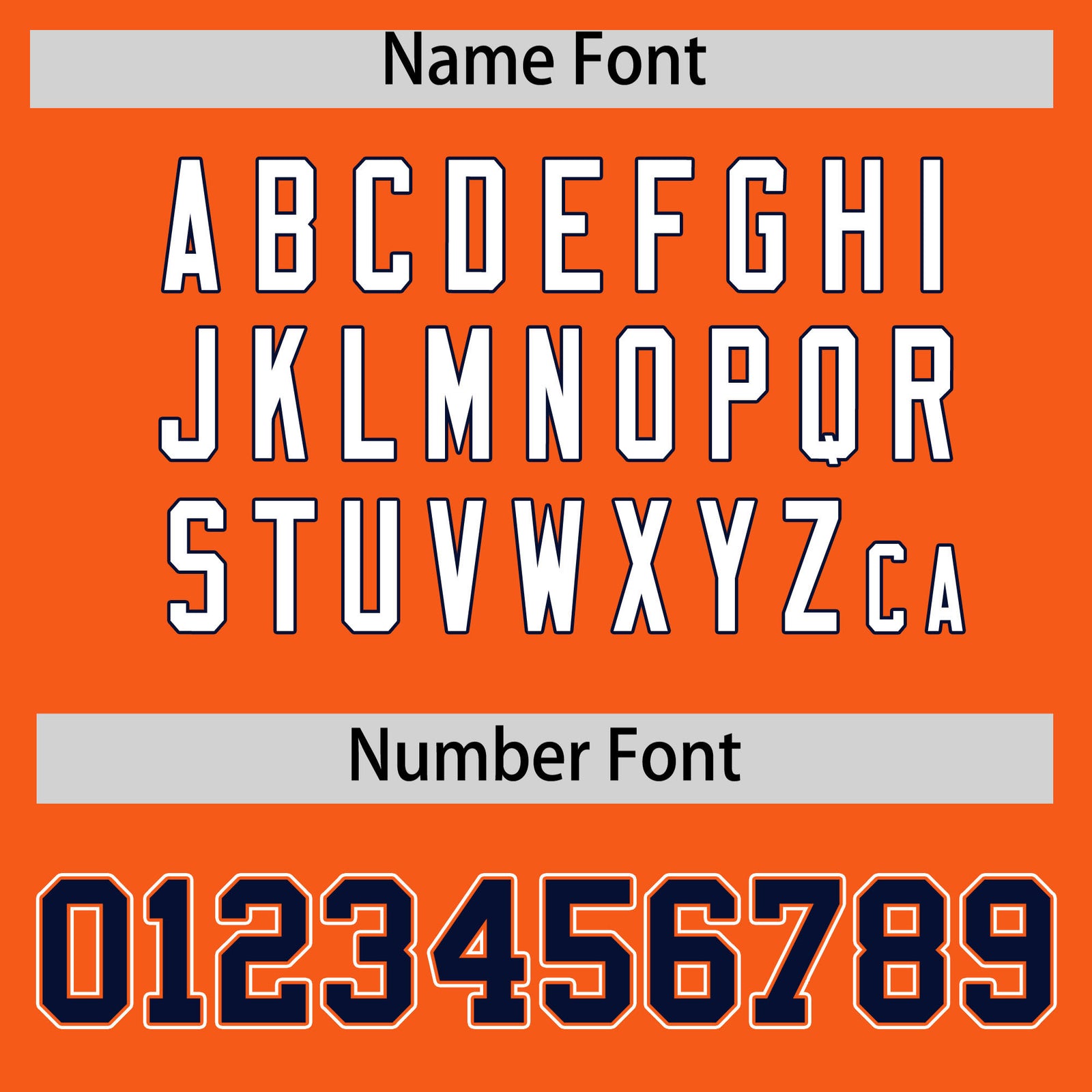 Custom Orange Navy Personalized Edge Color Block Authentic Baseball Jersey