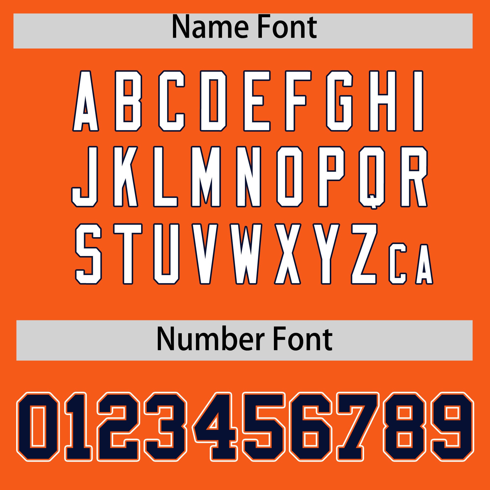 Custom Orange Navy Personalized Edge Color Block Authentic Baseball Jersey