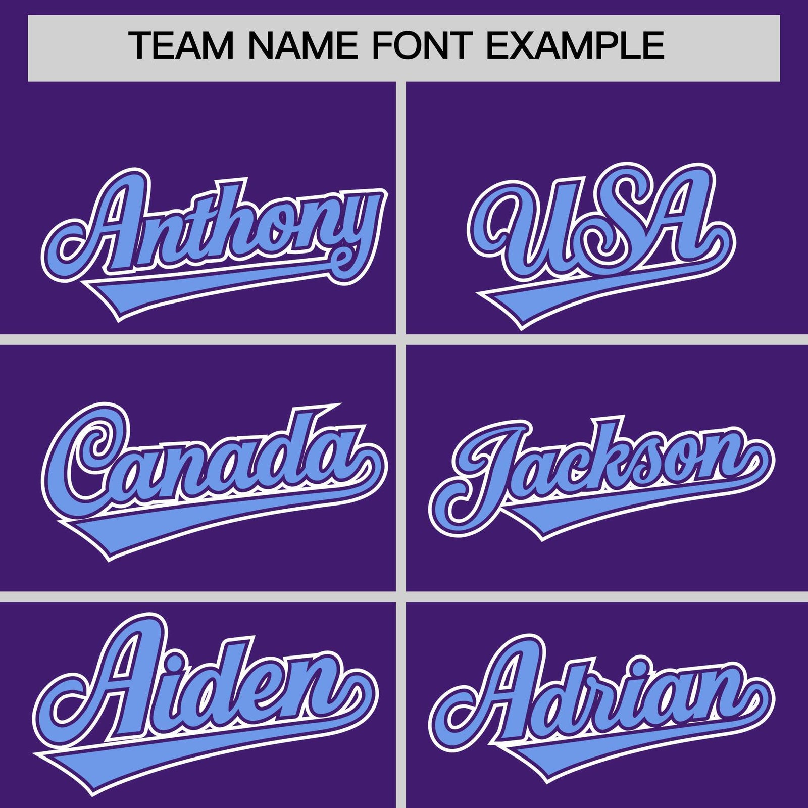 Custom Purple Light Blue Personalized Edge Color Block Authentic Baseball Jersey