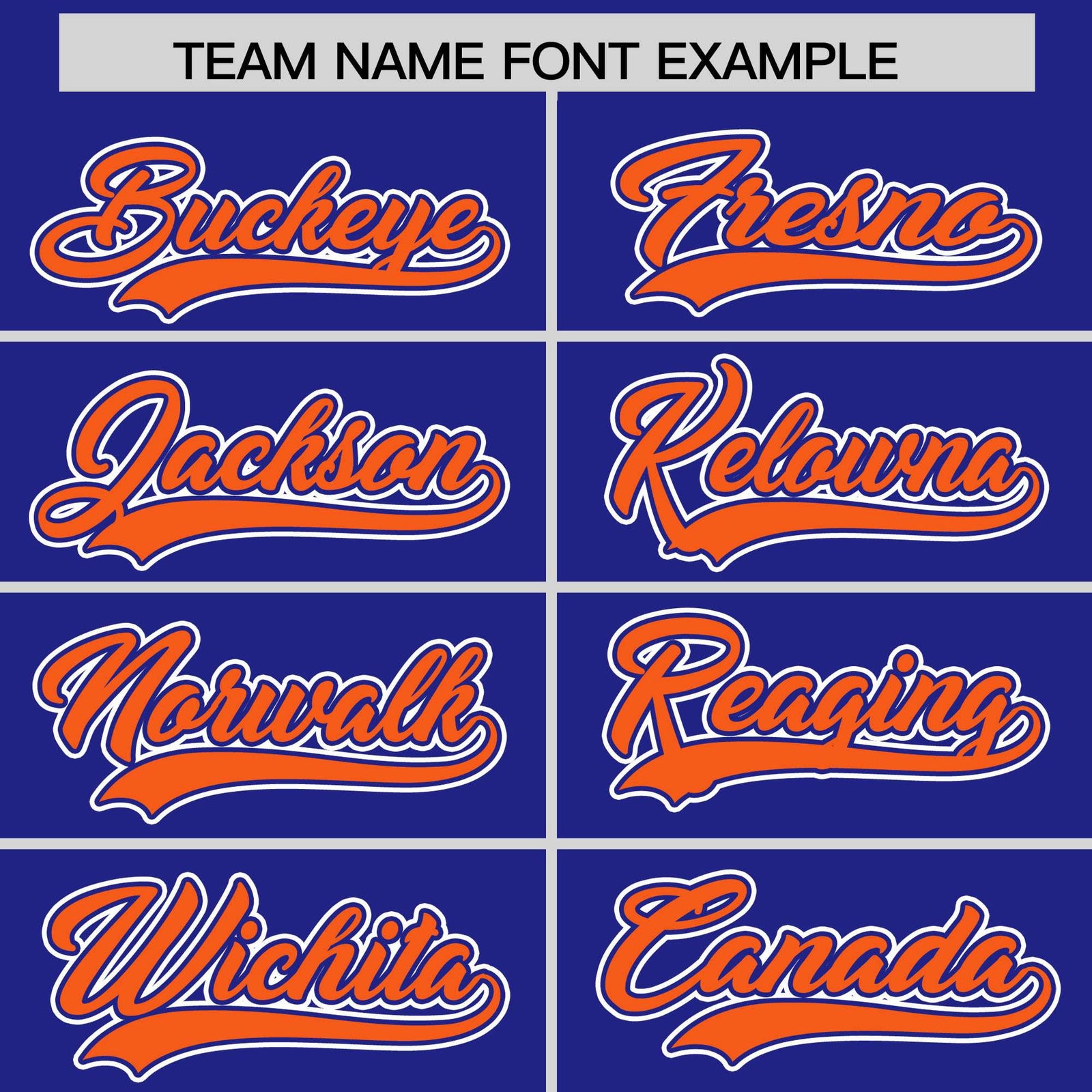 Custom Royal Orange Personalized Edge Color Block Authentic Baseball Jersey