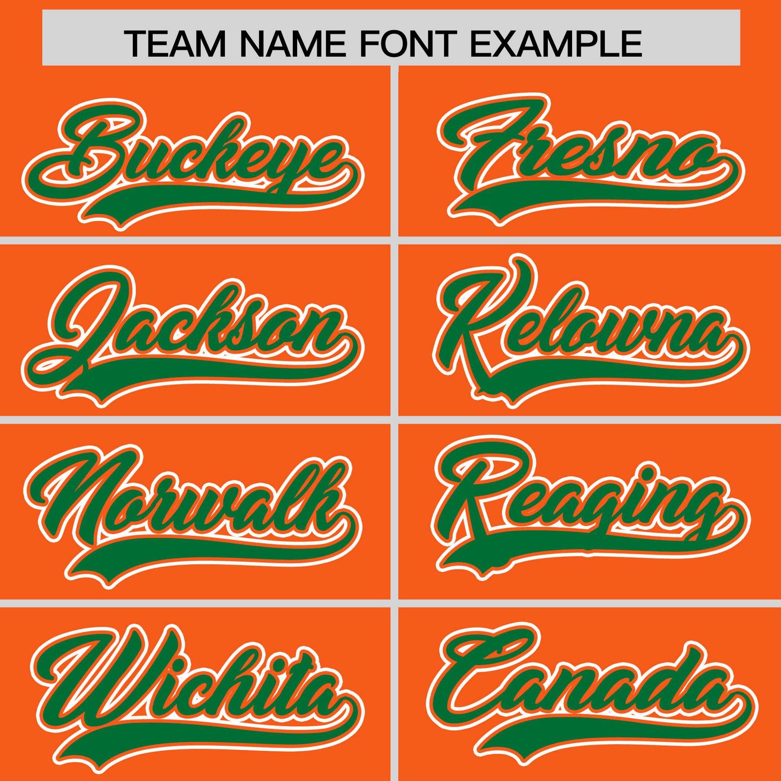 Custom Orange Kelly Green Personalized Edge Color Block Authentic Baseball Jersey