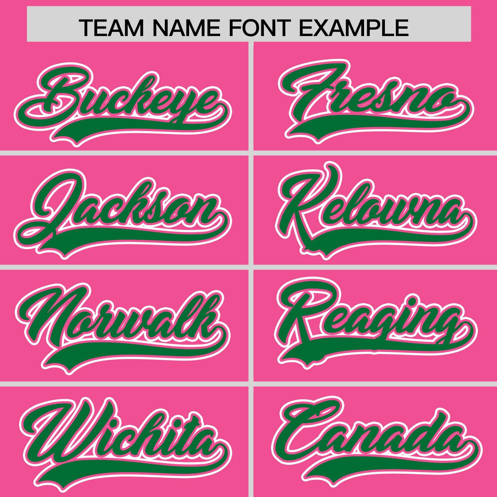 Custom Pink Kelly Green Personalized Edge Color Block Authentic Baseball Jersey