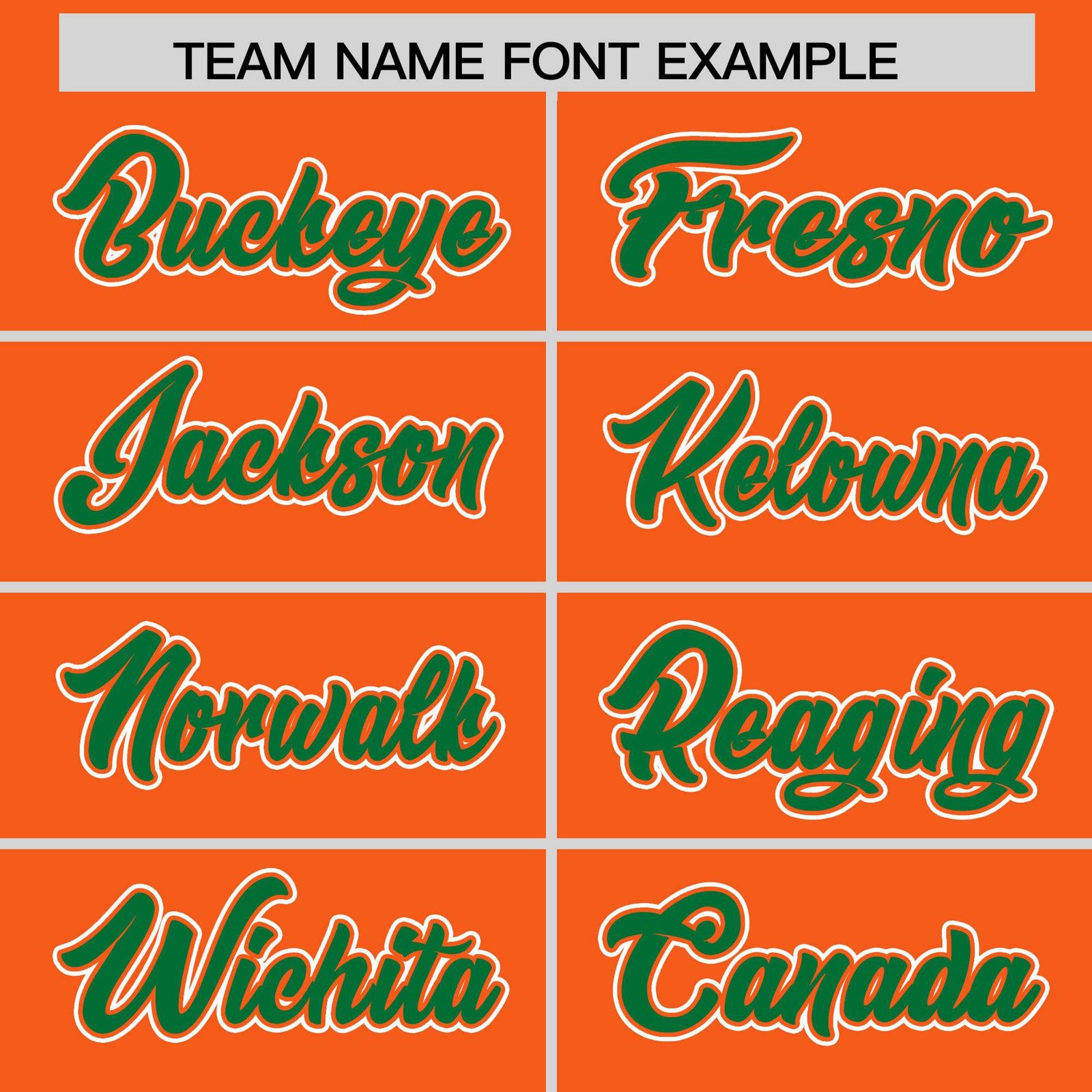 Custom Orange Kelly Green Personalized Edge Color Block Authentic Baseball Jersey