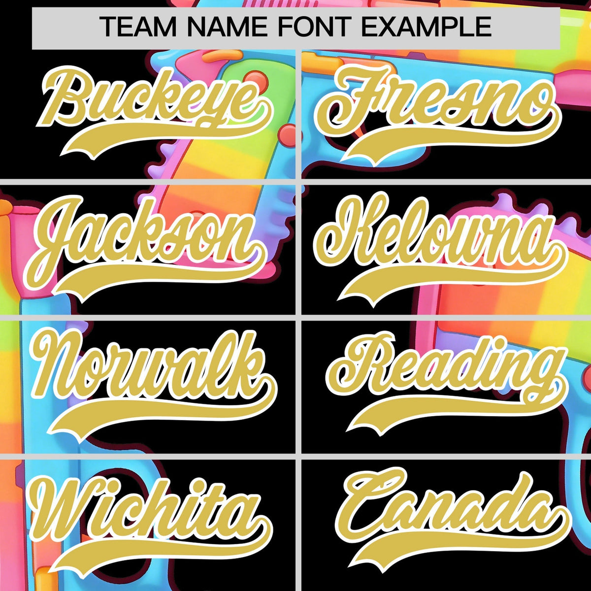 Custom Youth Baseball Jersey Black Old Gold Sugar-Coated Firepower Graffiti Pattern Street Style