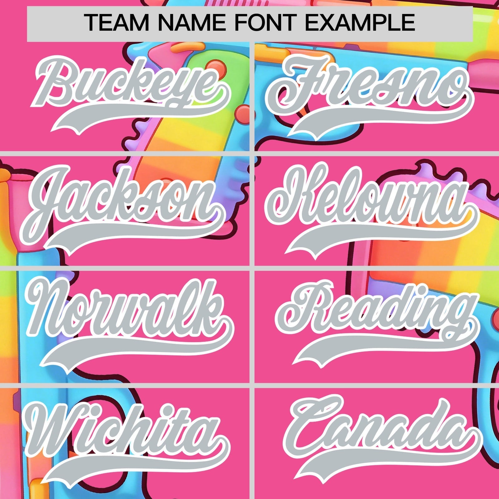 Custom Youth Baseball Jersey Pink Silver Sugar-Coated Firepower Graffiti Pattern Hip-hop