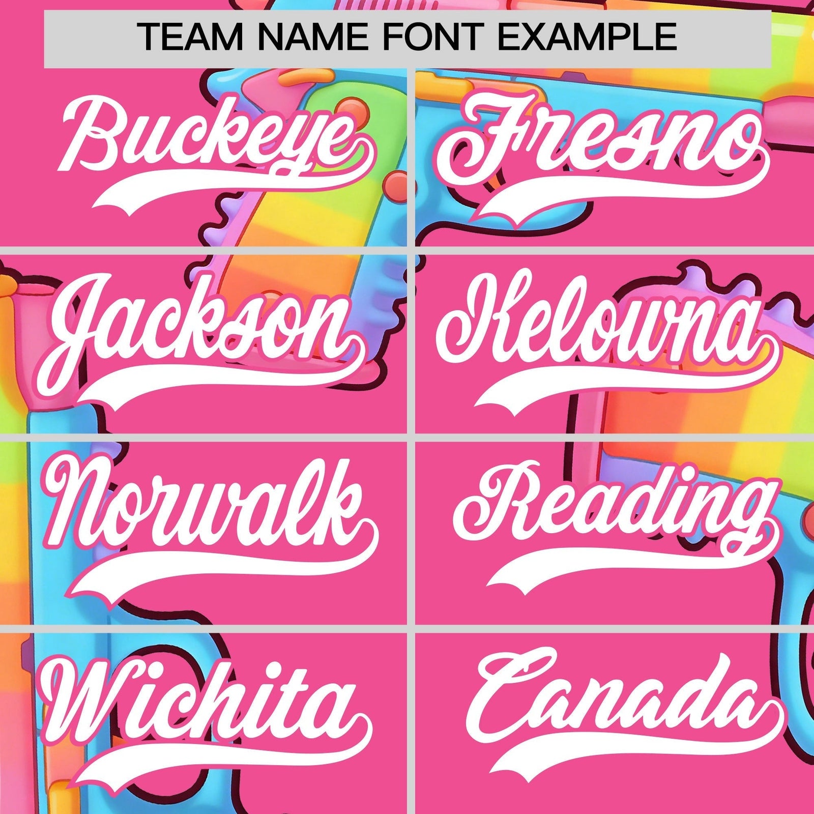 Custom Youth Baseball Jersey Pink White Sugar-Coated Firepower Graffiti Pattern Urban Fashion