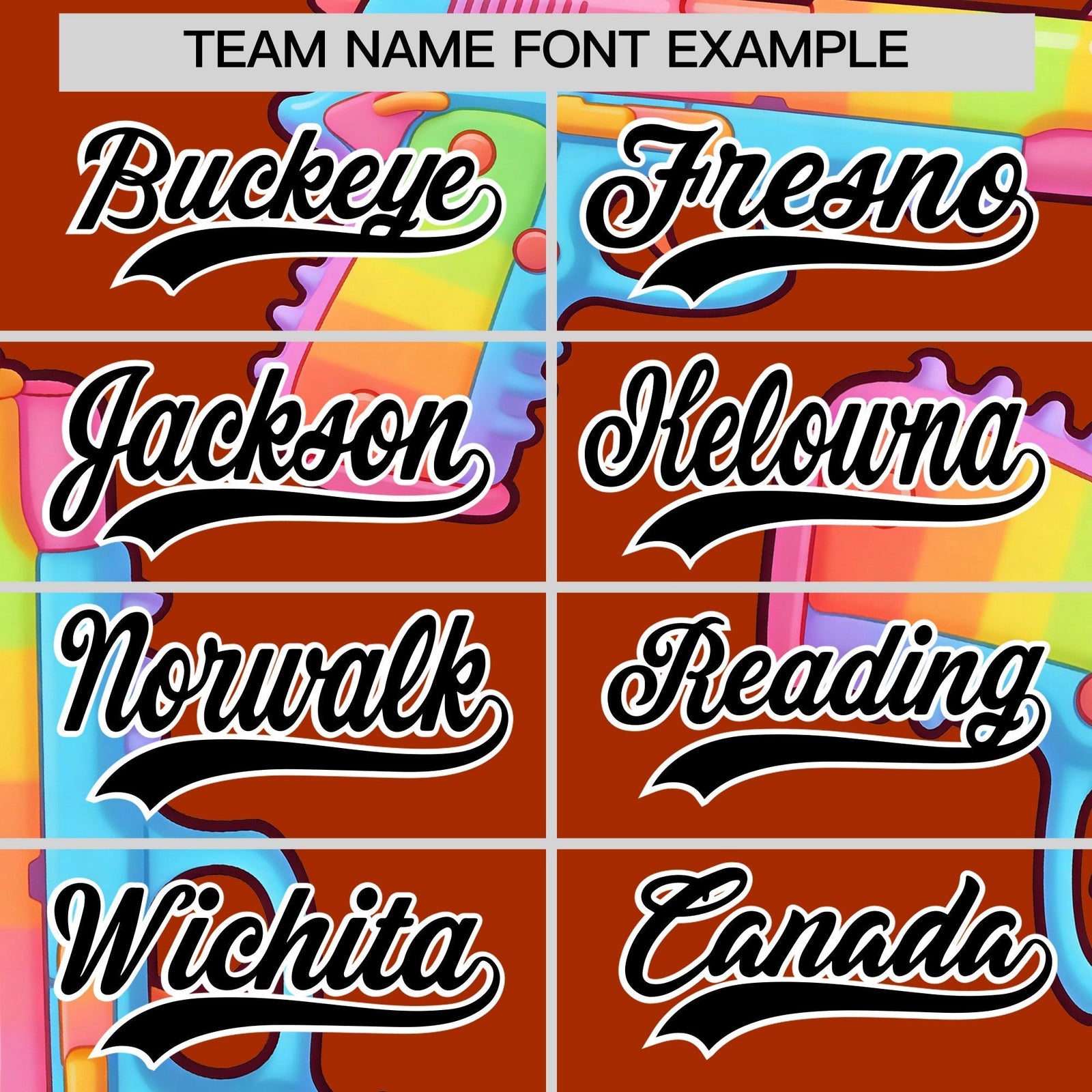 Custom Youth Baseball Jersey Dark Orange Black Sugar-Coated Firepower Graffiti Pattern Hip-hop
