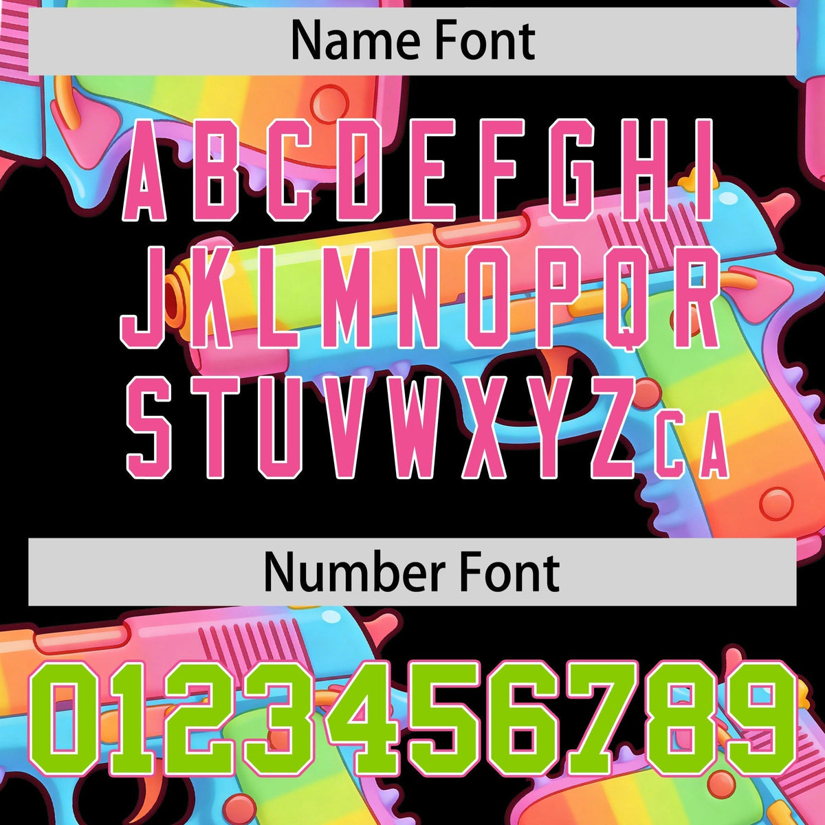 Custom Youth Baseball Jersey Black Neon Green Sugar-Coated Firepower Graffiti Pattern Street Style