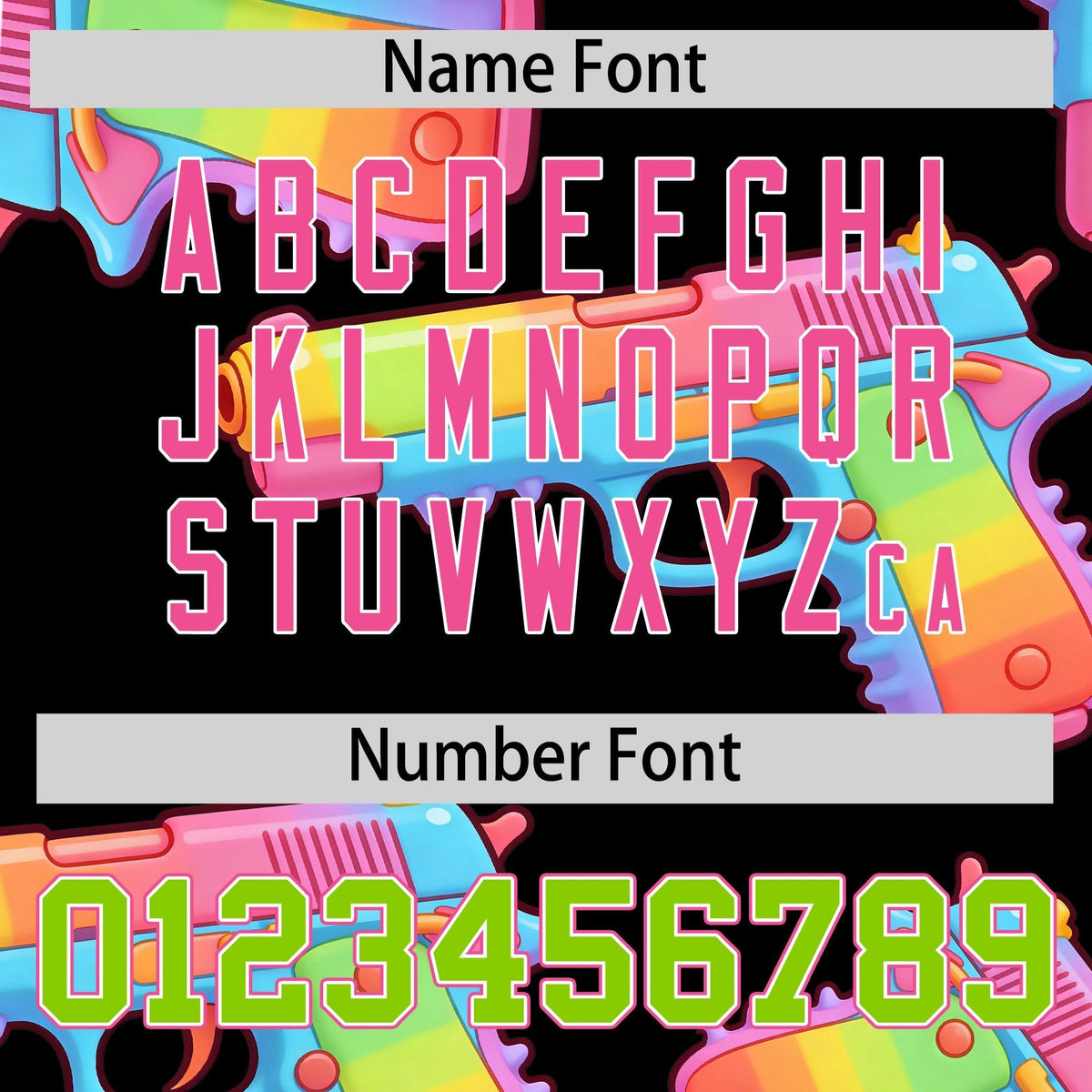 Custom Youth Baseball Jersey Black Neon Green Sugar-Coated Firepower Graffiti Pattern Street Style
