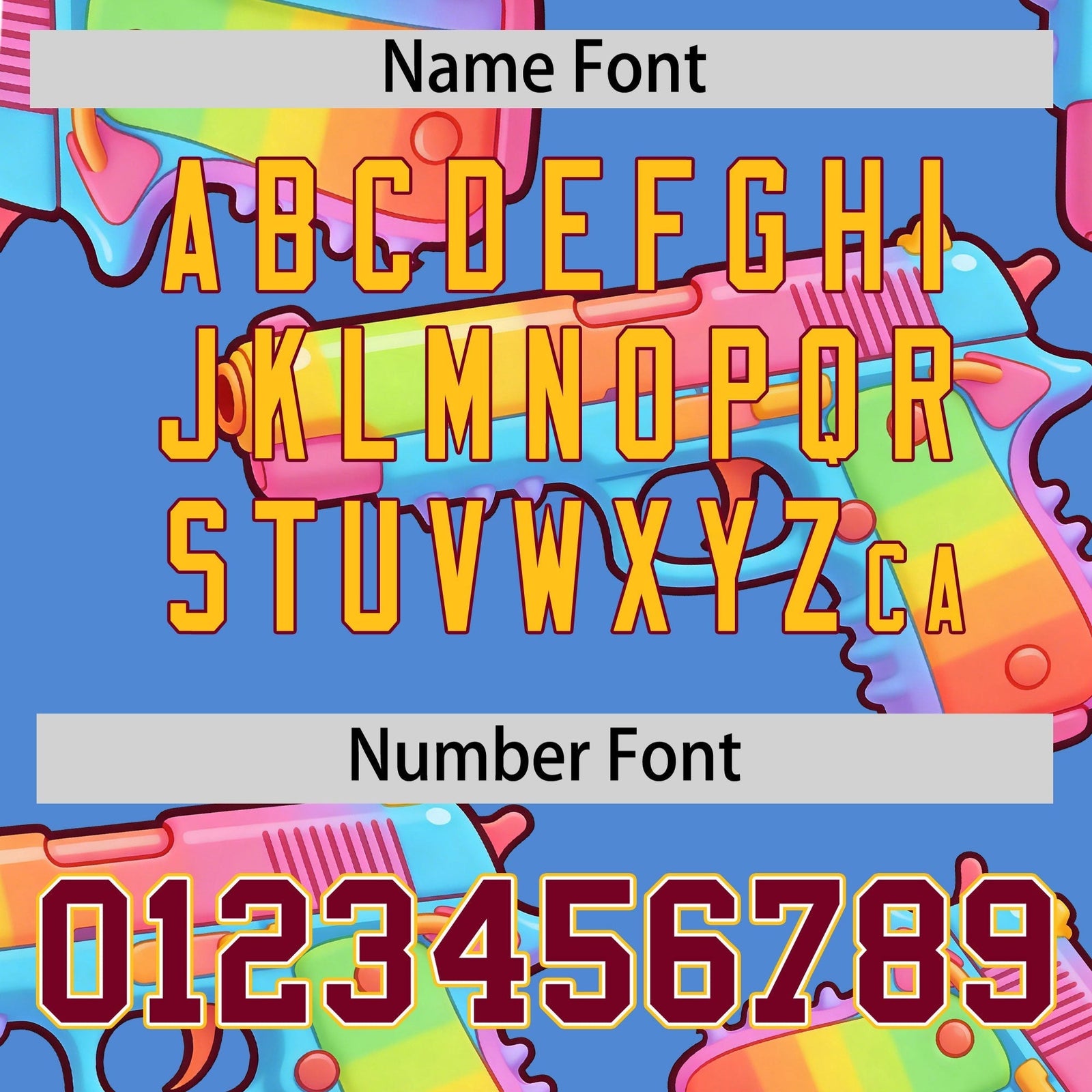 Custom Youth Baseball Jersey Powder Blue Crimson Sugar-Coated Firepower Graffiti Pattern Street Style