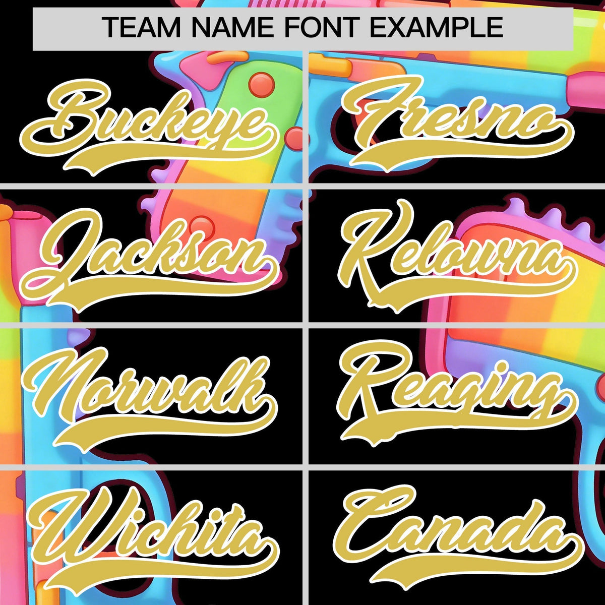 Custom Youth Baseball Jersey Black Old Gold Sugar-Coated Firepower Graffiti Pattern Street Style
