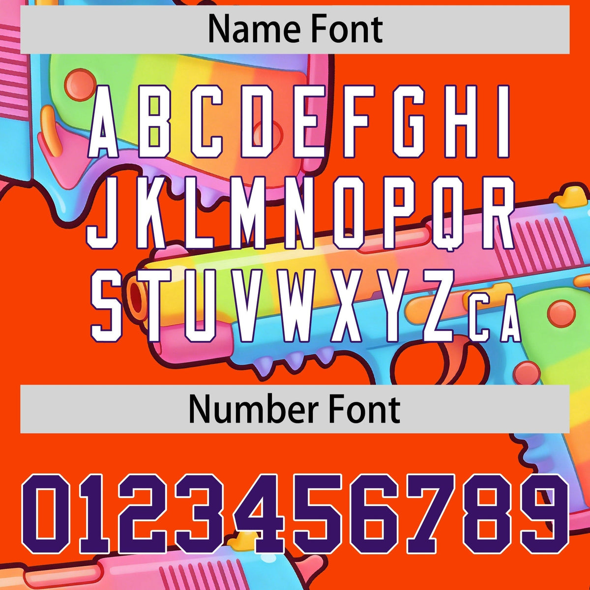 Custom Youth Baseball Jersey Orange Purple Sugar-Coated Firepower Graffiti Pattern Street Style