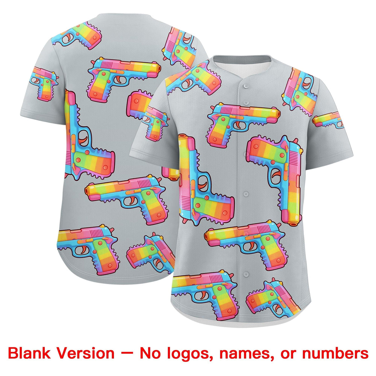 Custom Youth Baseball Jersey Silver Pink Sugar-Coated Firepower Graffiti Pattern Street Style