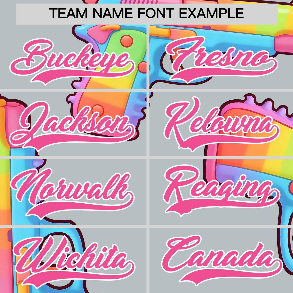 Custom Youth Baseball Jersey Silver Pink Sugar-Coated Firepower Graffiti Pattern Street Style