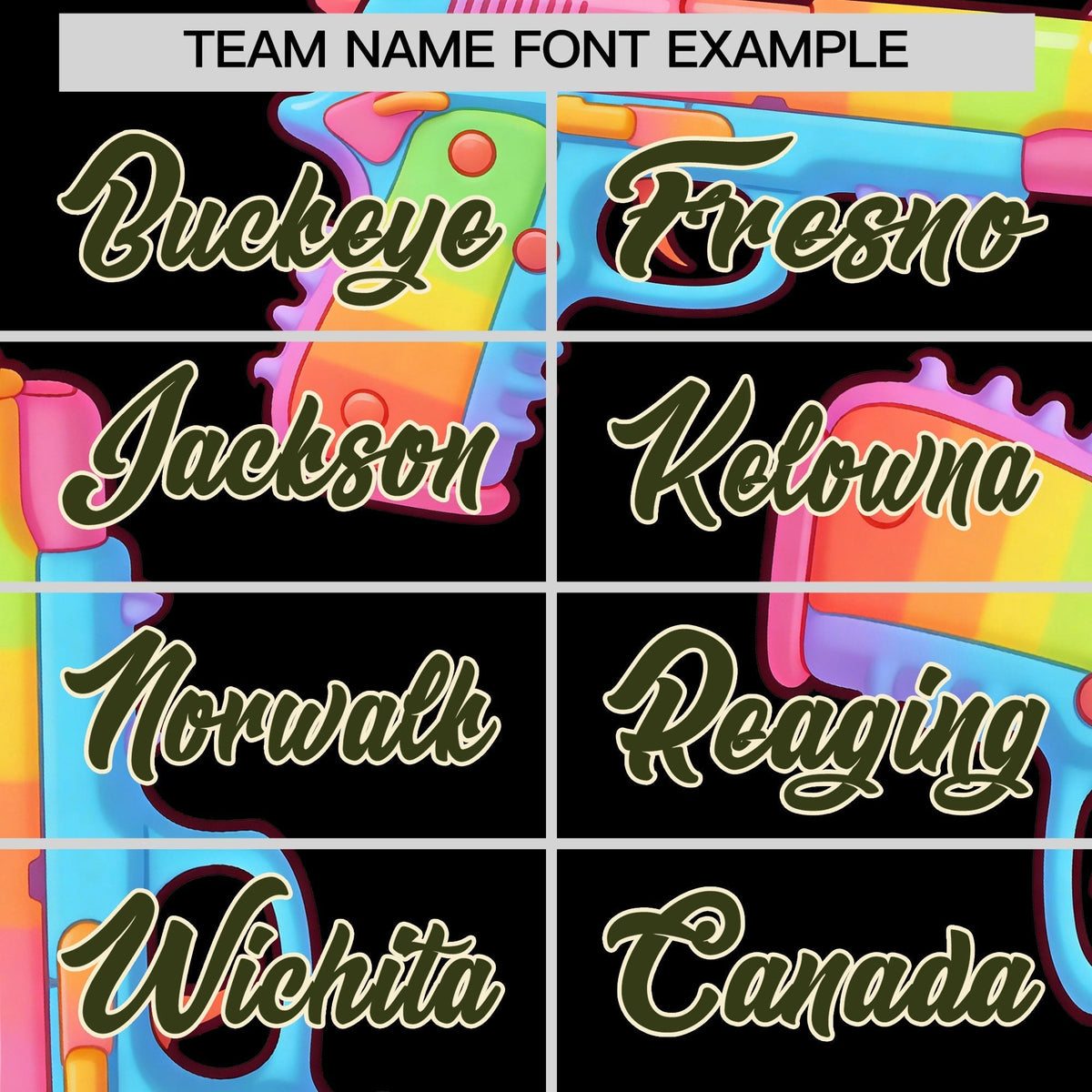 Custom Youth Baseball Jersey Black Olive Sugar-Coated Firepower Graffiti Pattern Urban Fashion