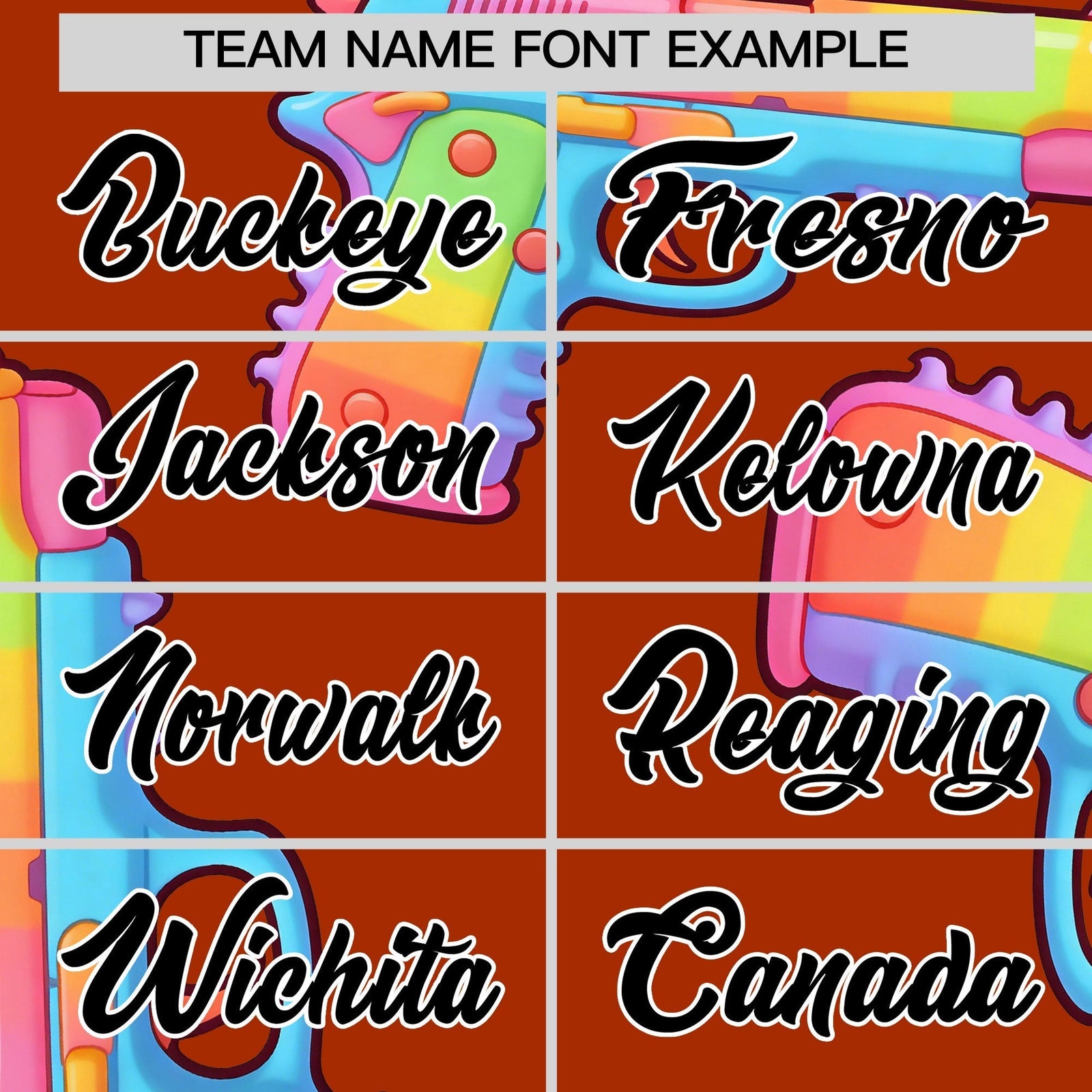 Custom Youth Baseball Jersey Dark Orange Black Sugar-Coated Firepower Graffiti Pattern Hip-hop