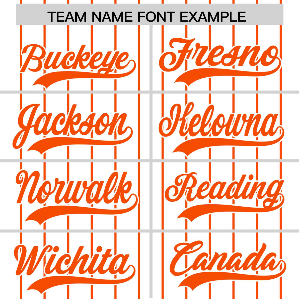 Custom White Orange Pinstripe Personalized Two-Tone Authentic Baseball Jersey