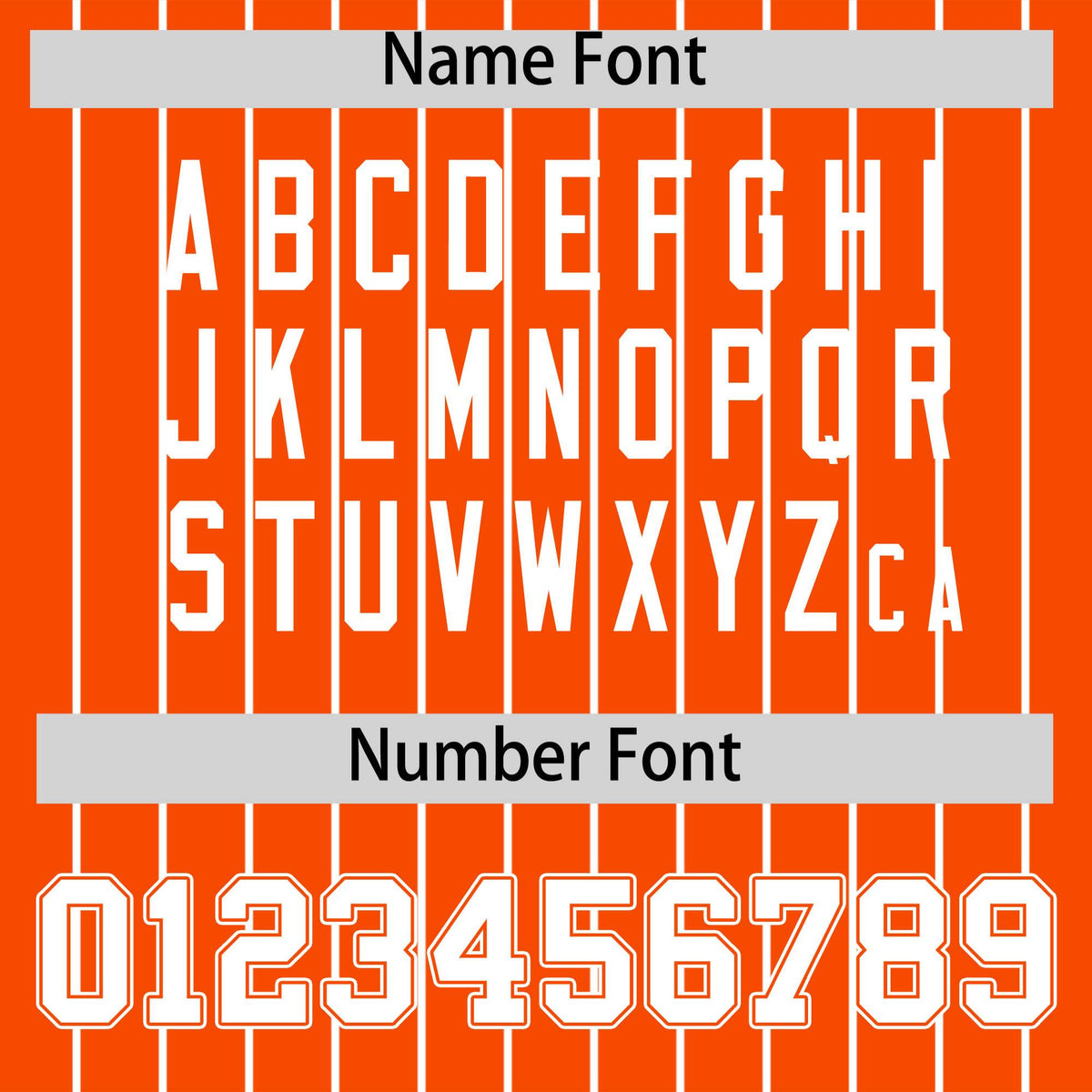 Custom White Orange Pinstripe Personalized Two-Tone Authentic Baseball Jersey