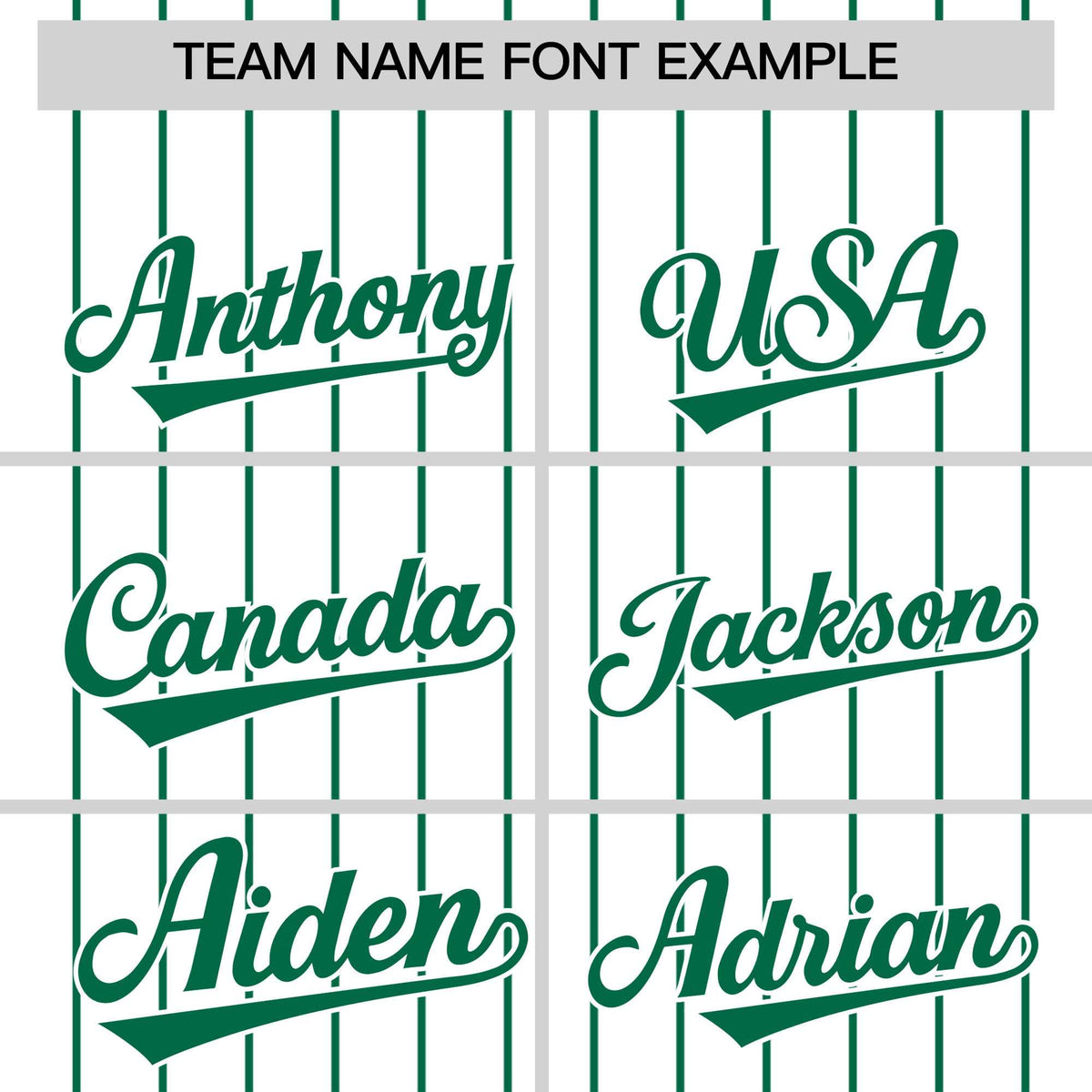 Custom White Kelly Green Pinstripe Personalized Two-Tone Authentic Baseball Jersey