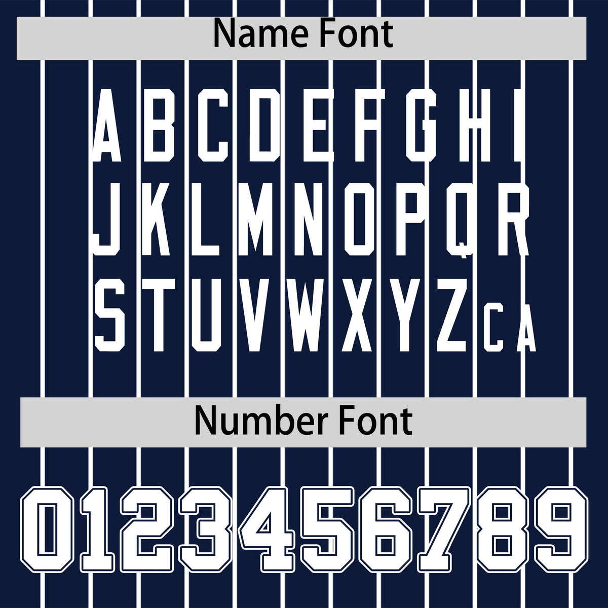 Custom White Navy Pinstripe Personalized Two-Tone Authentic Baseball Jersey