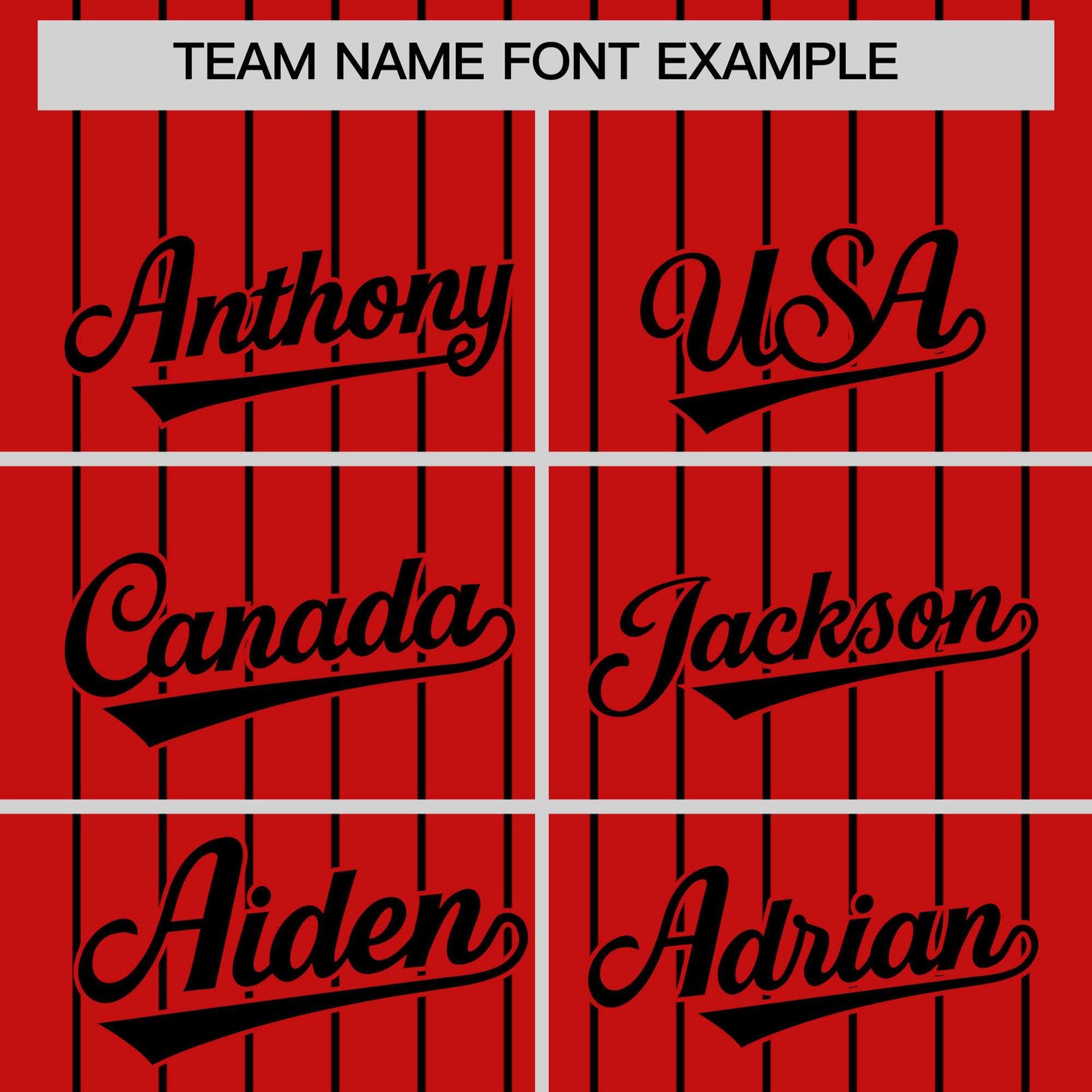 Custom Red Black Pinstripe Personalized Two-Tone Authentic Baseball Jersey