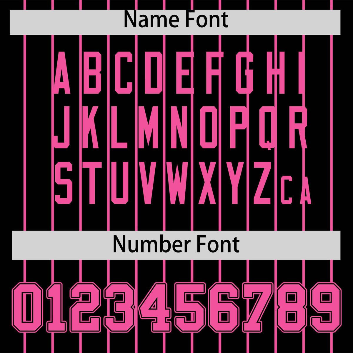 Custom Pink Black Pinstripe Personalized Two-Tone Authentic Baseball Jersey