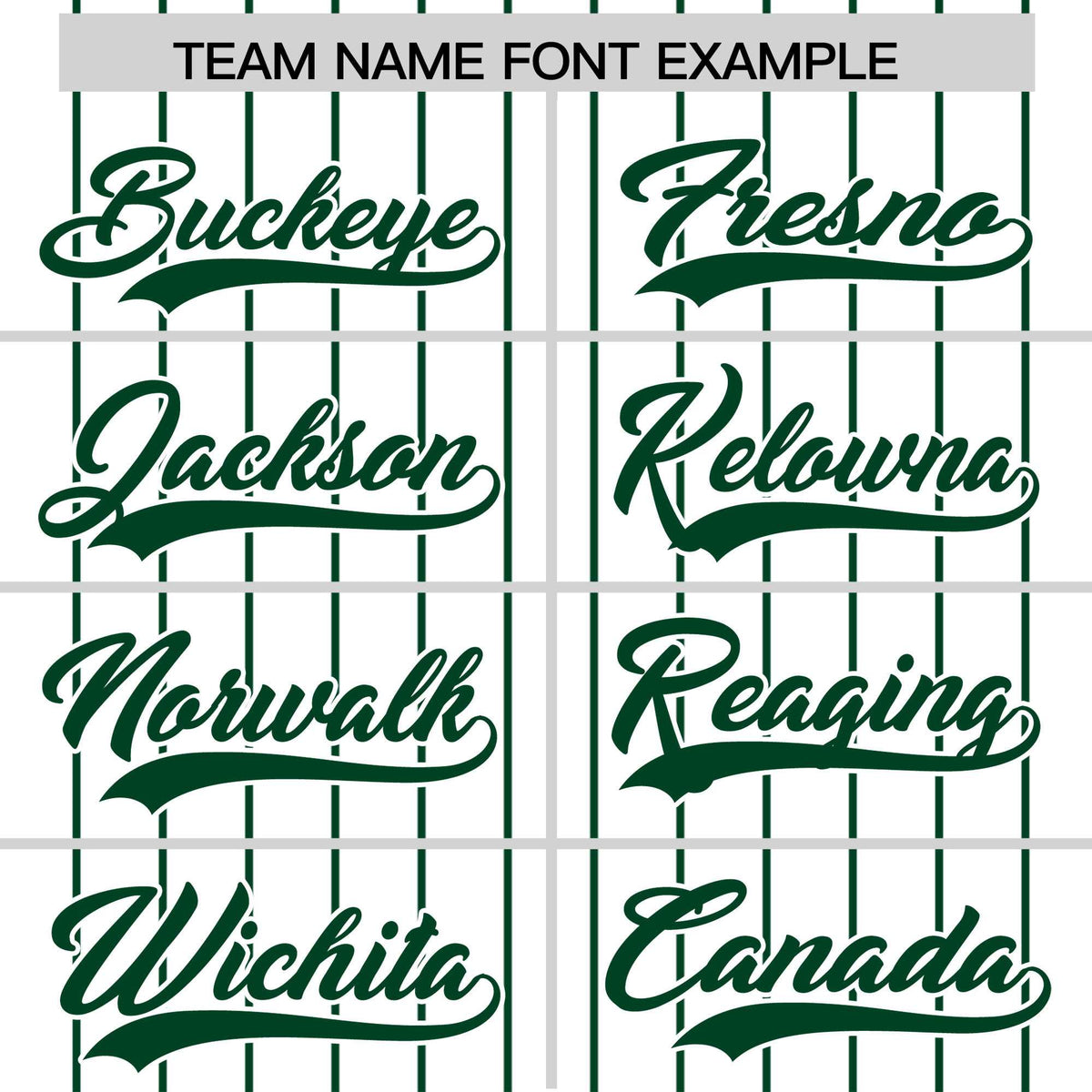 Custom White Green Pinstripe Personalized Two-Tone Authentic Baseball Jersey