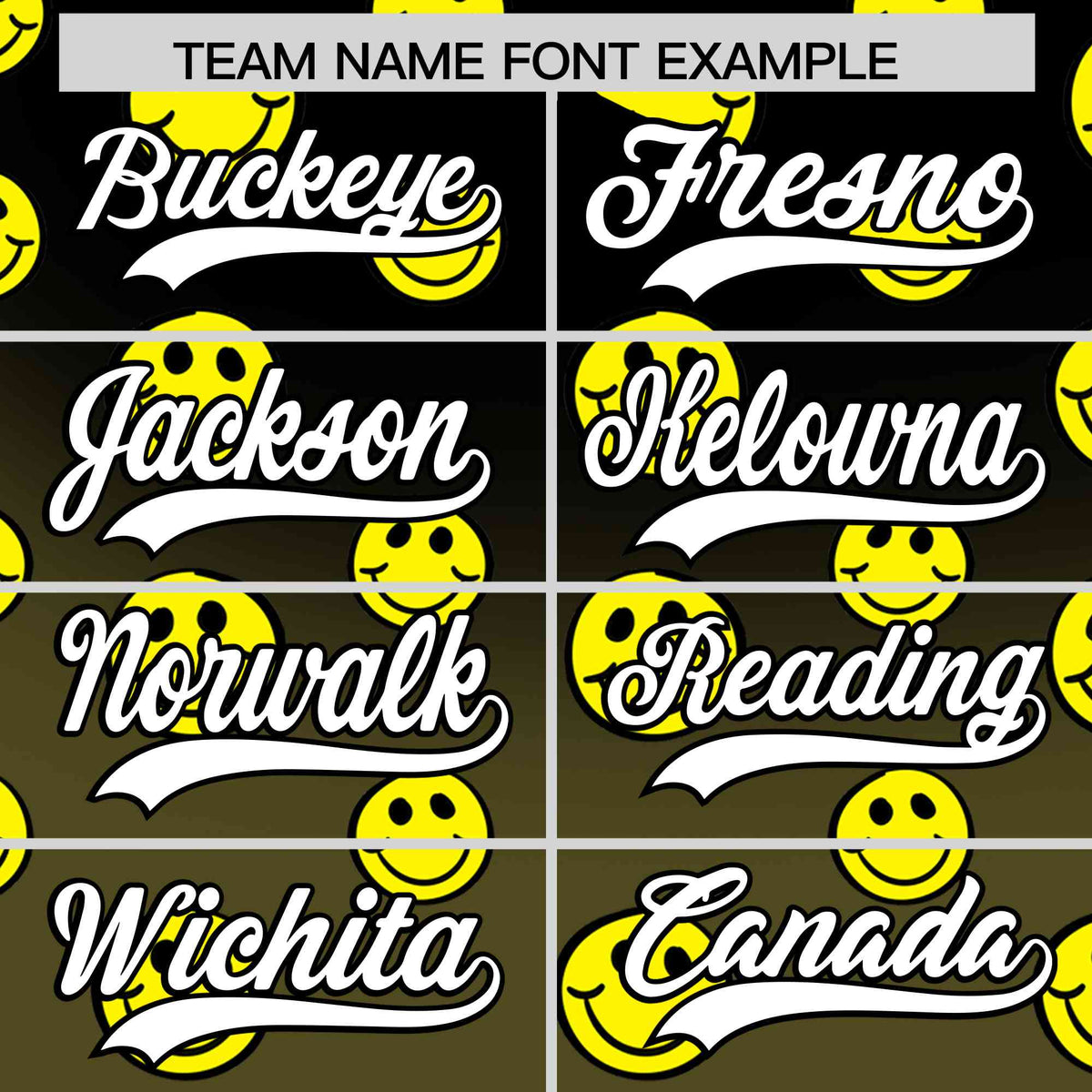 Custom Black Olive Graffiti Gradient Pattern Authentic Smile Baseball Jersey