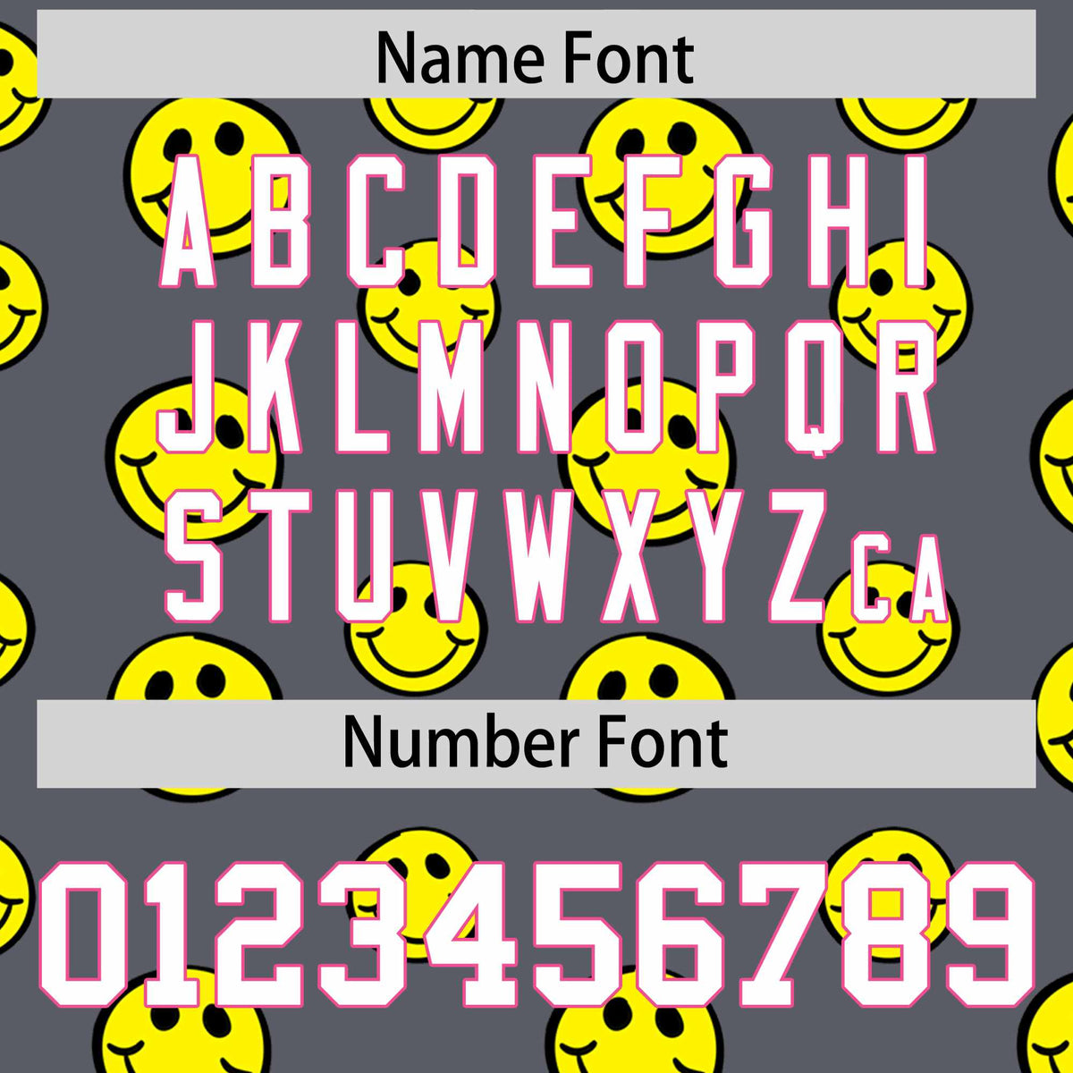 Custom Pink Dark Gray Graffiti Gradient Pattern Authentic Smile Baseball Jersey