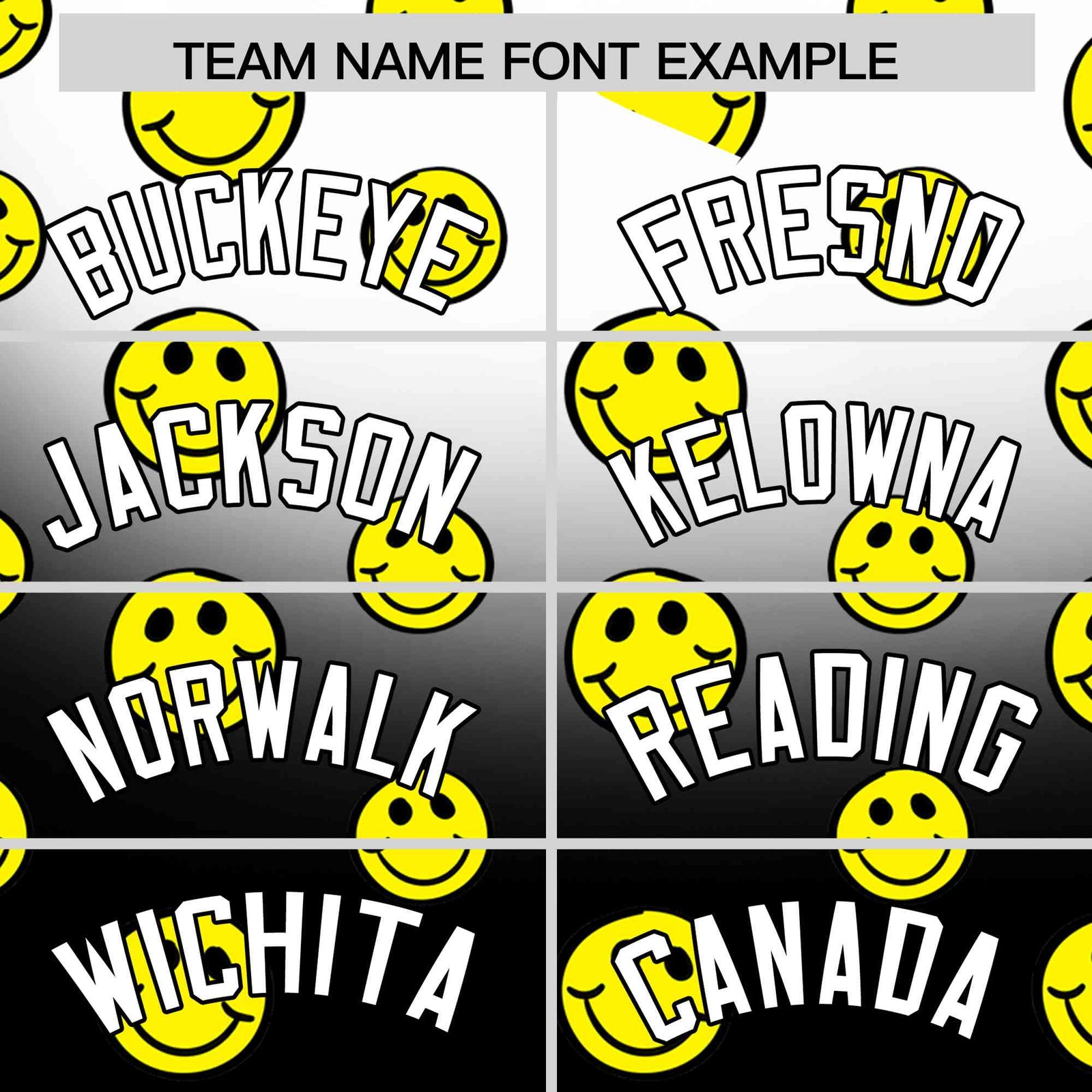 Custom White Black Graffiti Gradient Pattern Authentic Smile Baseball Jersey