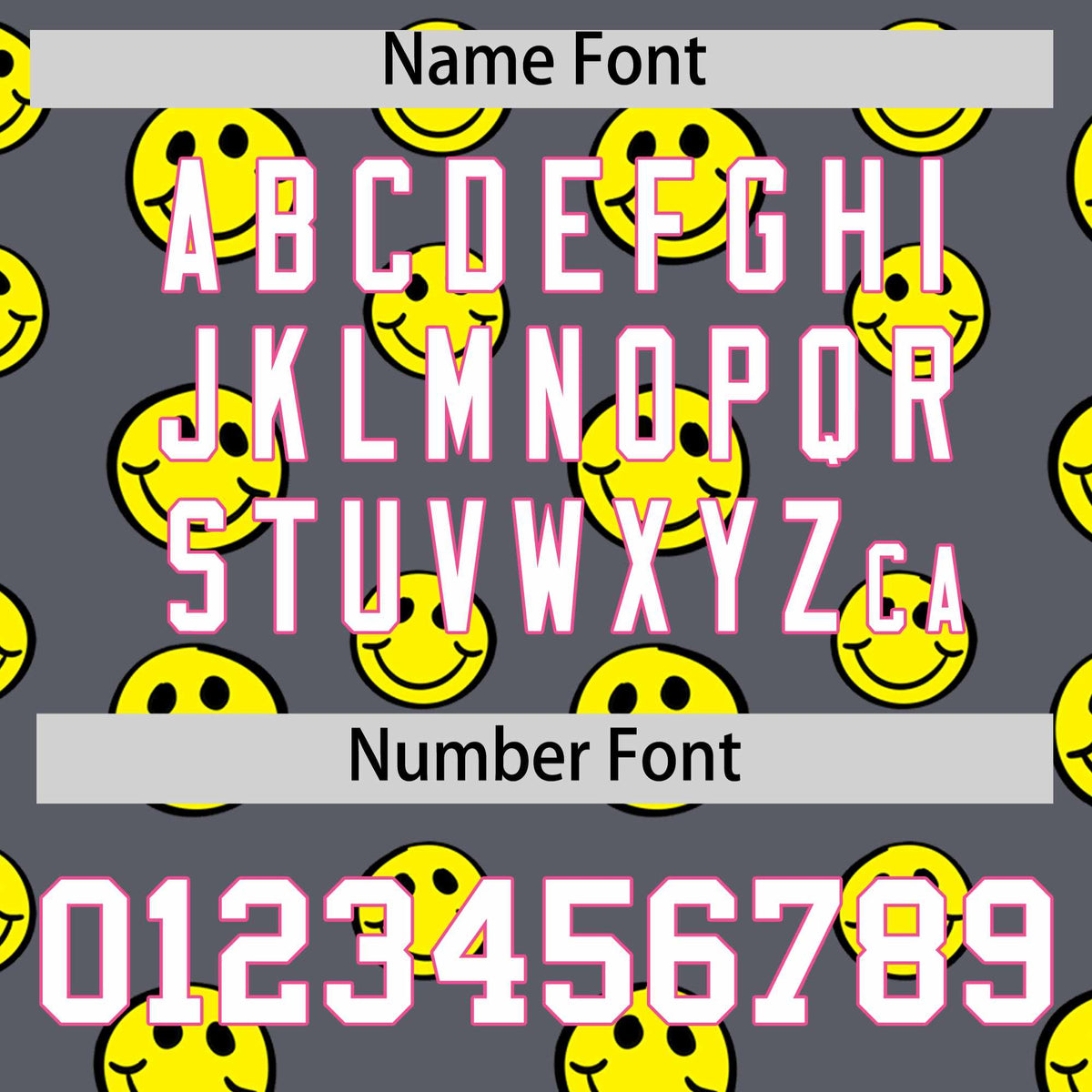 Custom Pink Dark Gray Graffiti Gradient Pattern Authentic Smile Baseball Jersey