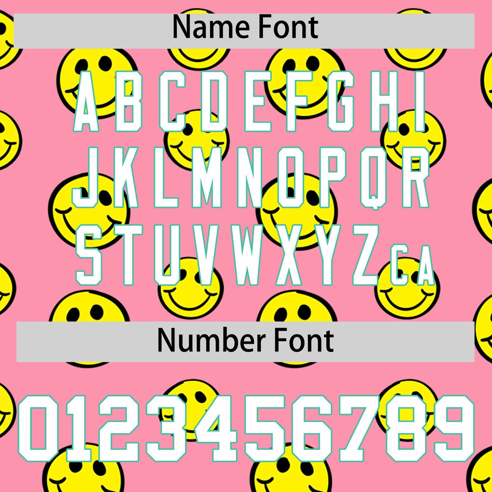 Custom Bright Green Light Pink Graffiti Gradient Pattern Authentic Smile Baseball Jersey