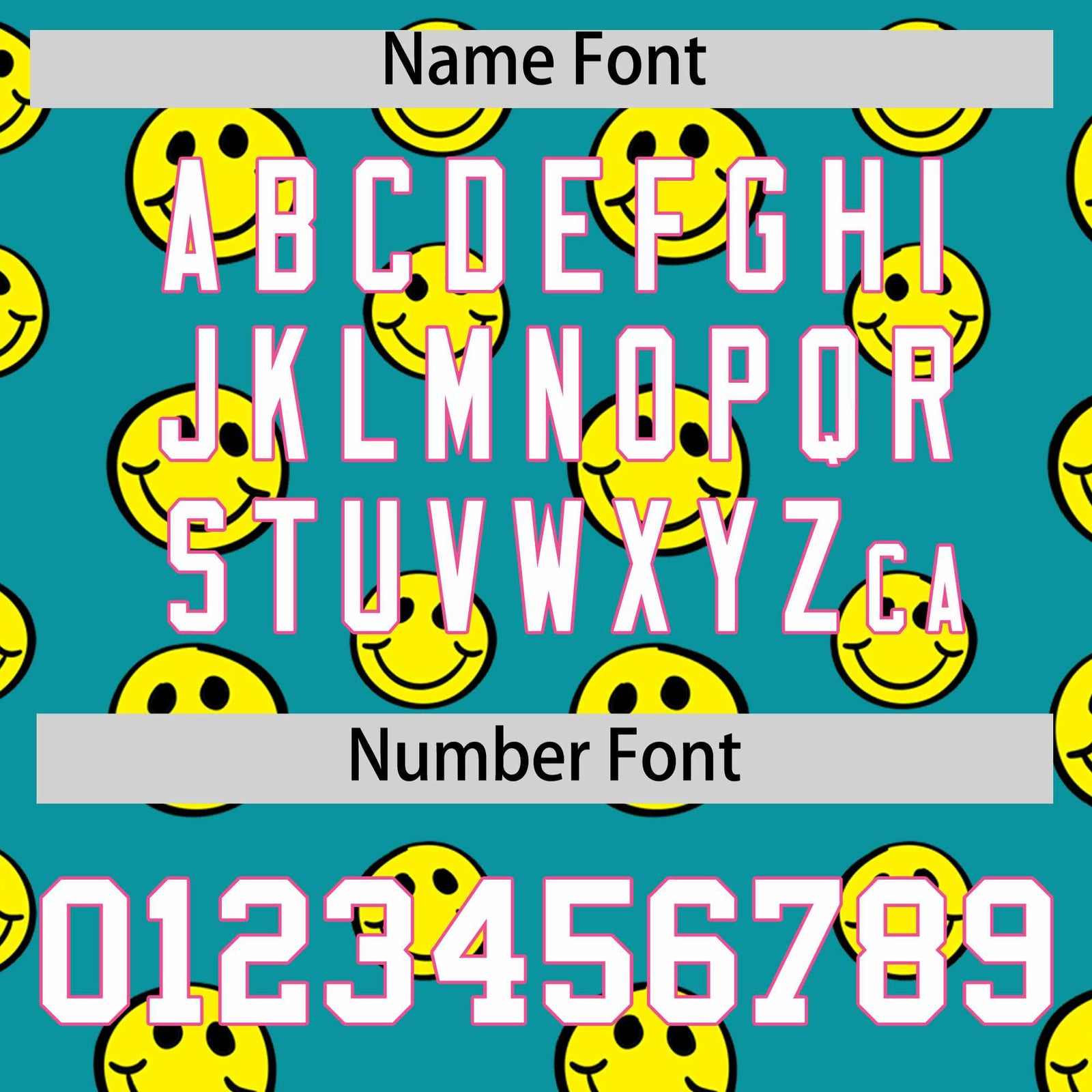 Custom Pink Aqua Graffiti Gradient Pattern Authentic Smile Baseball Jersey