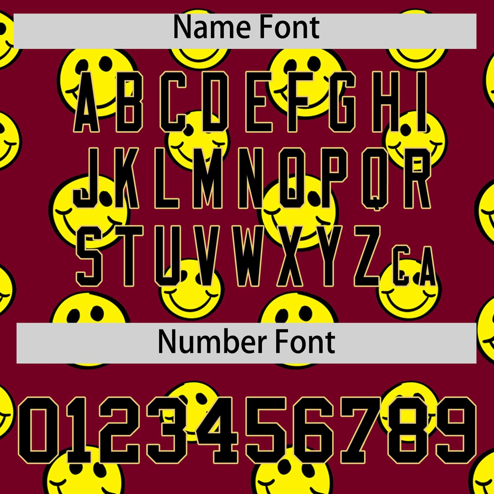 Custom Khaki Crimson Graffiti Gradient Pattern Authentic Smile Baseball Jersey