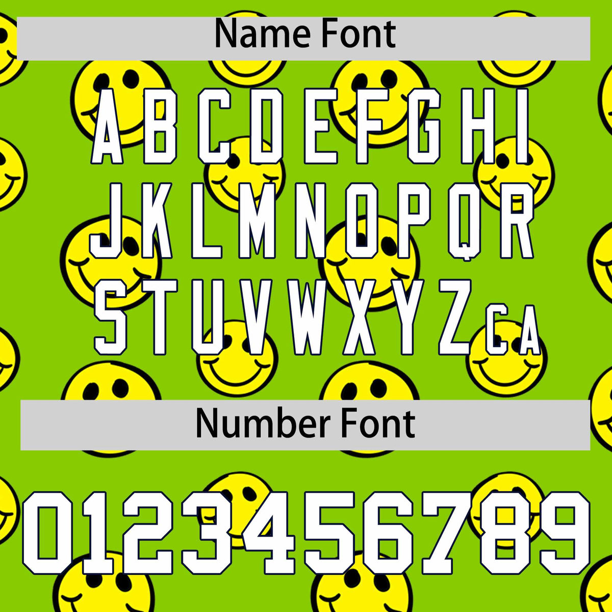 Custom Navy Neon Green Graffiti Gradient Pattern Authentic Smile Baseball Jersey