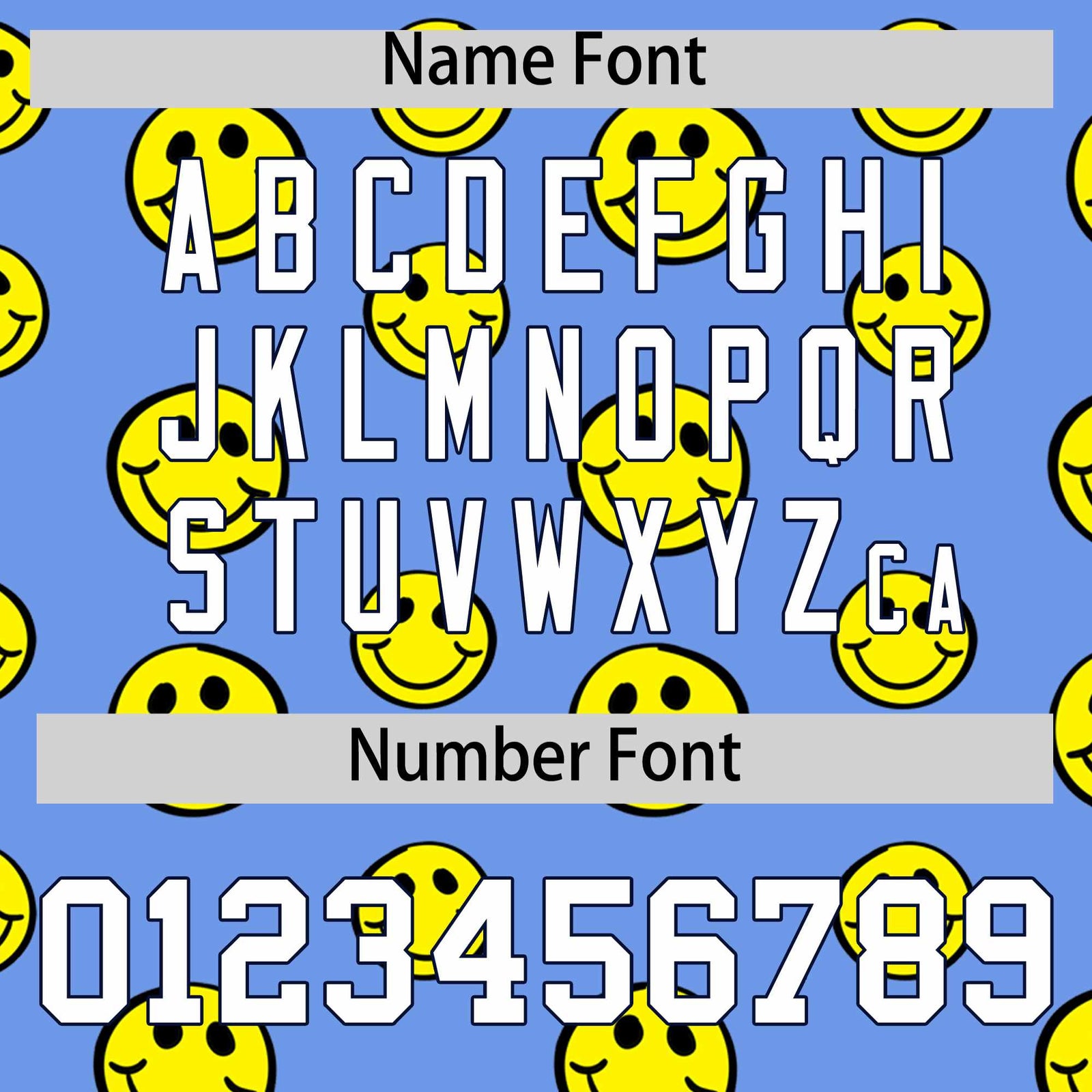 Custom Navy Light Blue Graffiti Gradient Pattern Authentic Smile Baseball Jersey