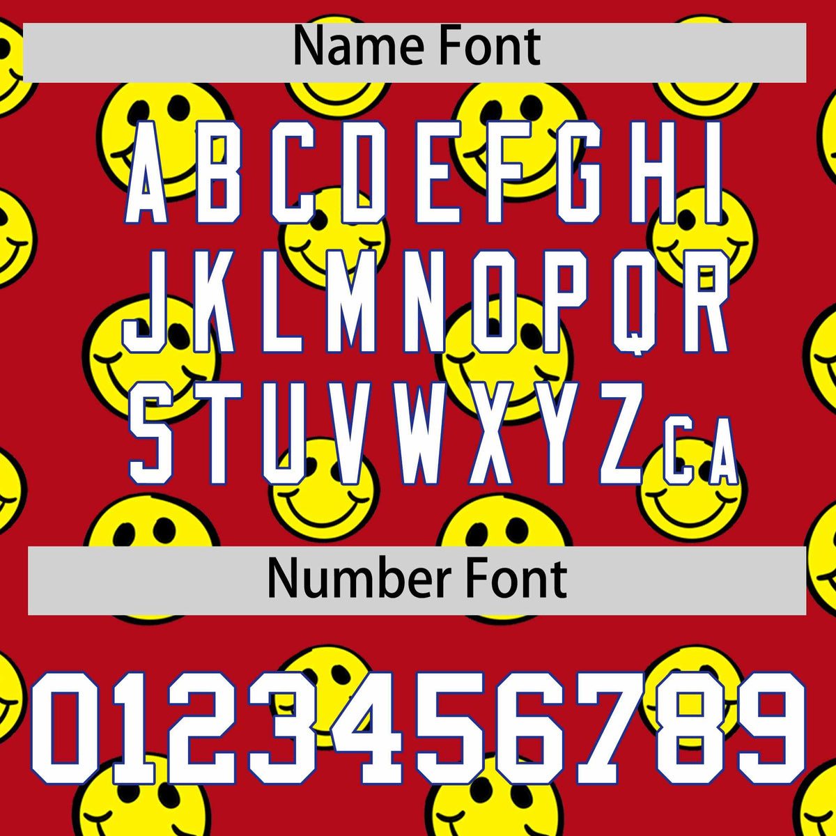 Custom Royal Red Graffiti Gradient Pattern Authentic Smile Baseball Jersey