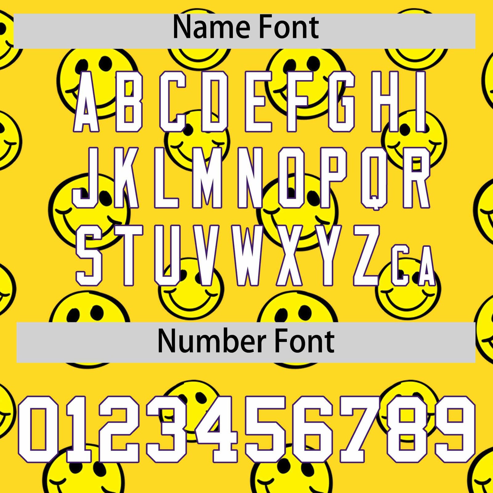 Custom Purple Gold Graffiti Gradient Pattern Authentic Smile Baseball Jersey