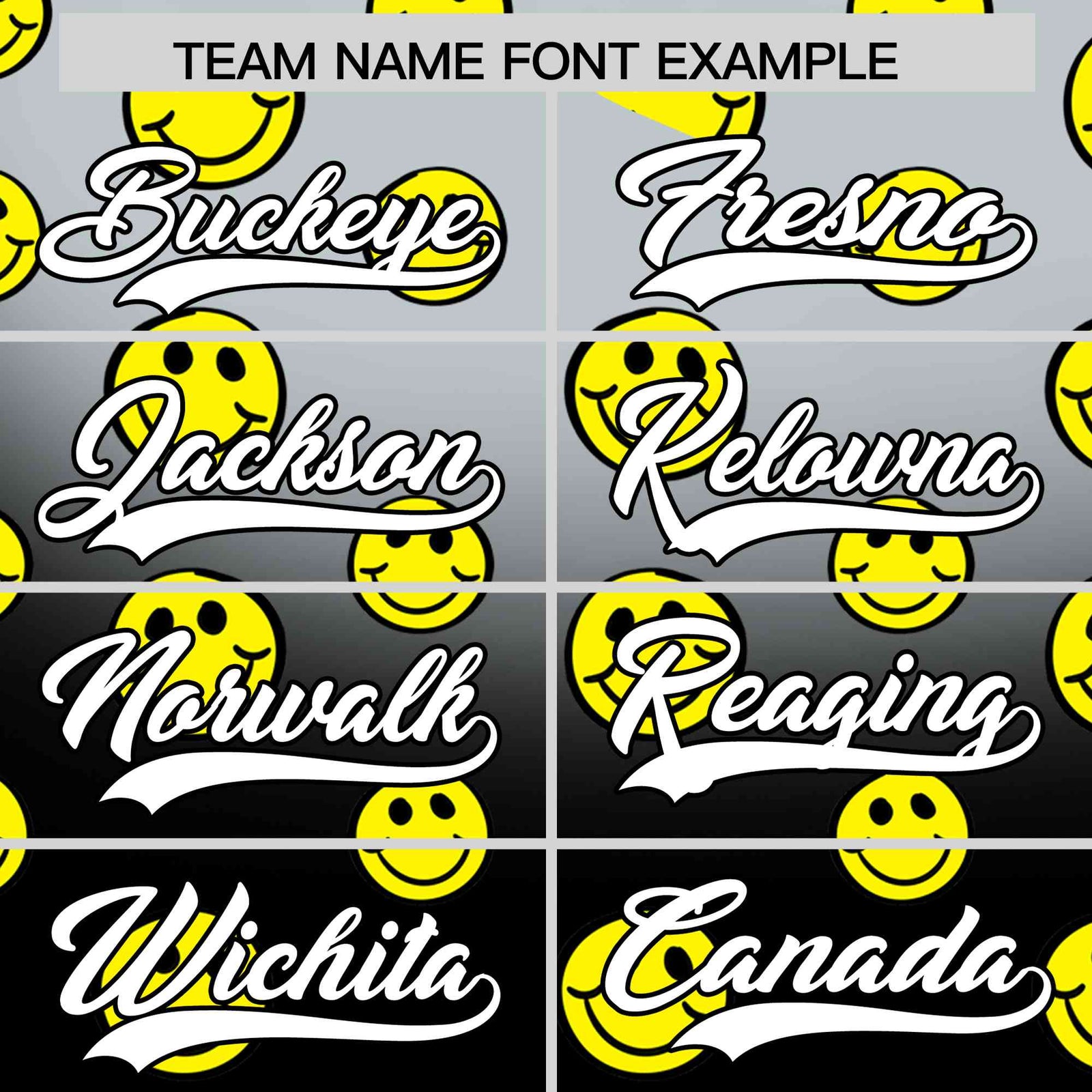 Custom Silver Black Graffiti Gradient Pattern Authentic Smile Baseball Jersey