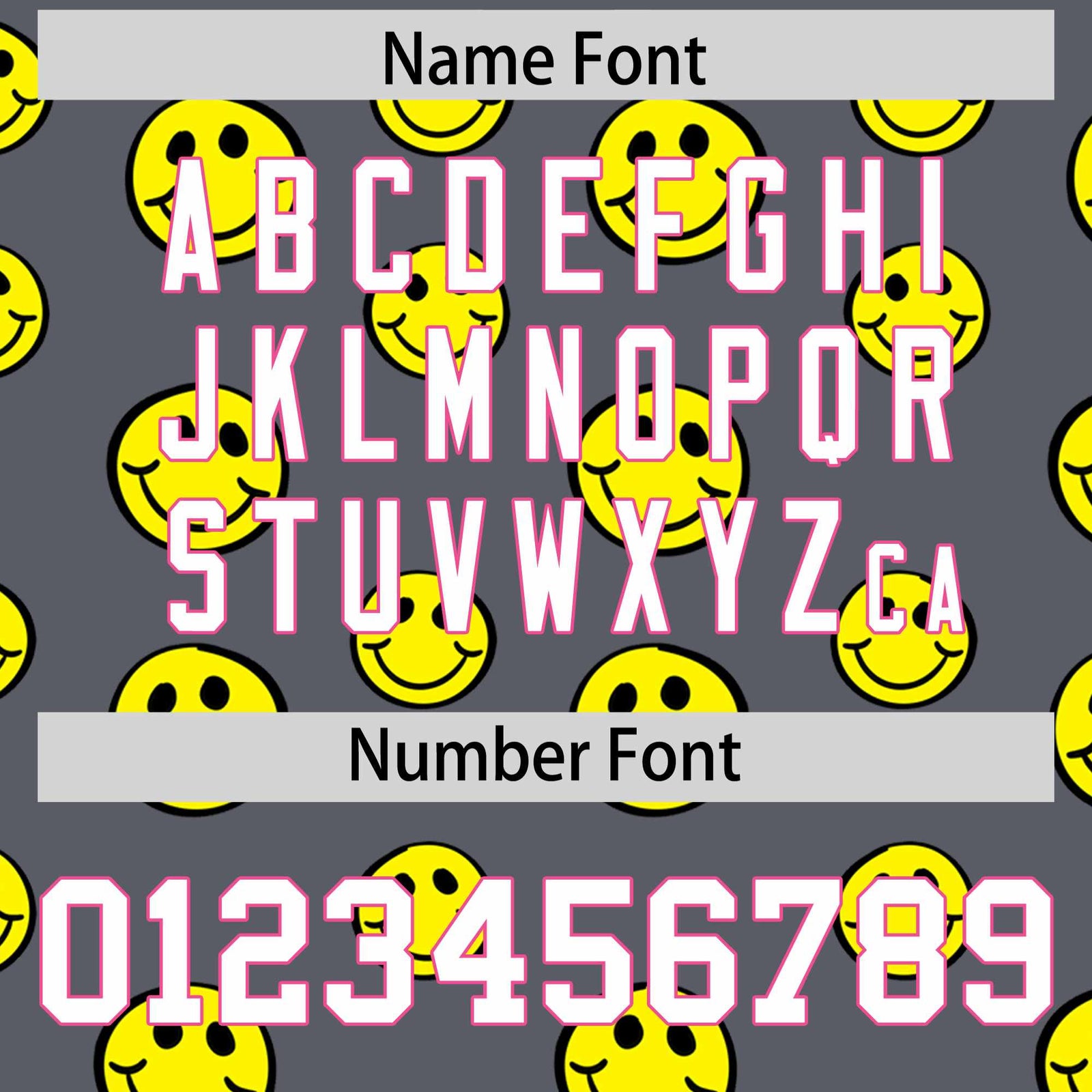 Custom Pink Dark Gray Graffiti Gradient Pattern Authentic Smile Baseball Jersey