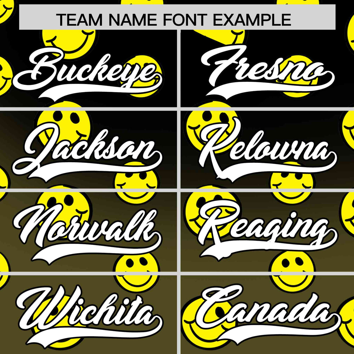 Custom Black Olive Graffiti Gradient Pattern Authentic Smile Baseball Jersey