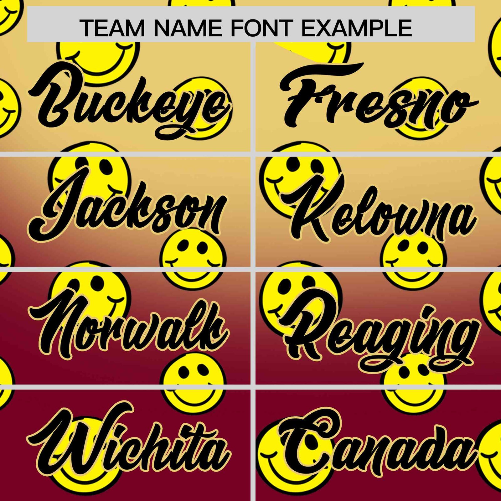 Custom Khaki Crimson Graffiti Gradient Pattern Authentic Smile Baseball Jersey