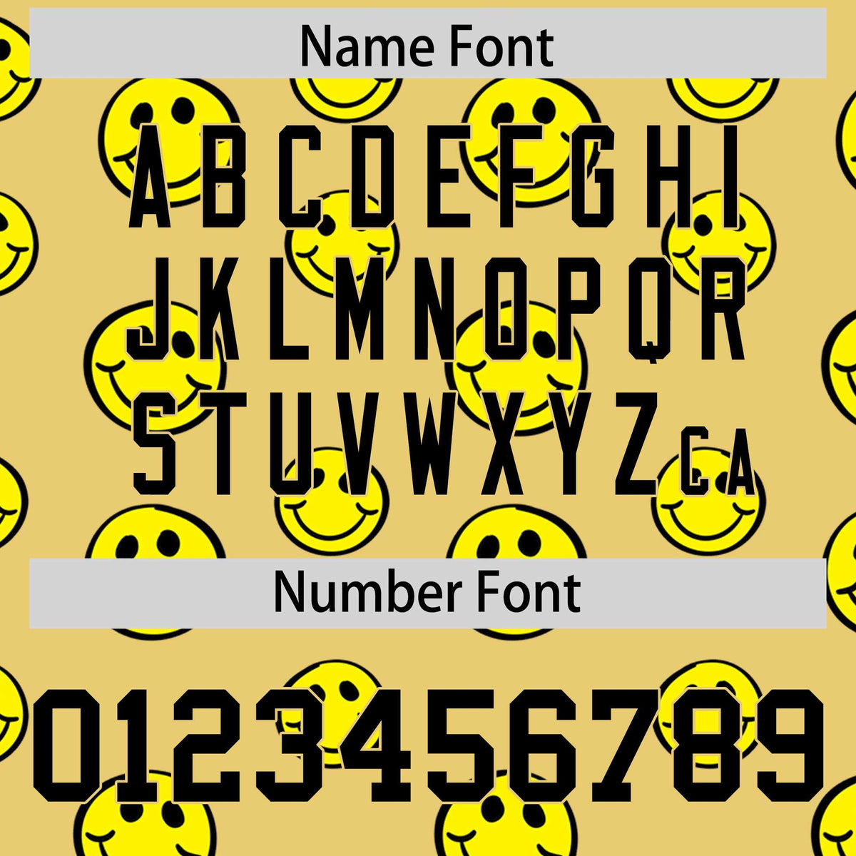 Custom Black Old Gold Graffiti Gradient Pattern Authentic Smile Baseball Jersey