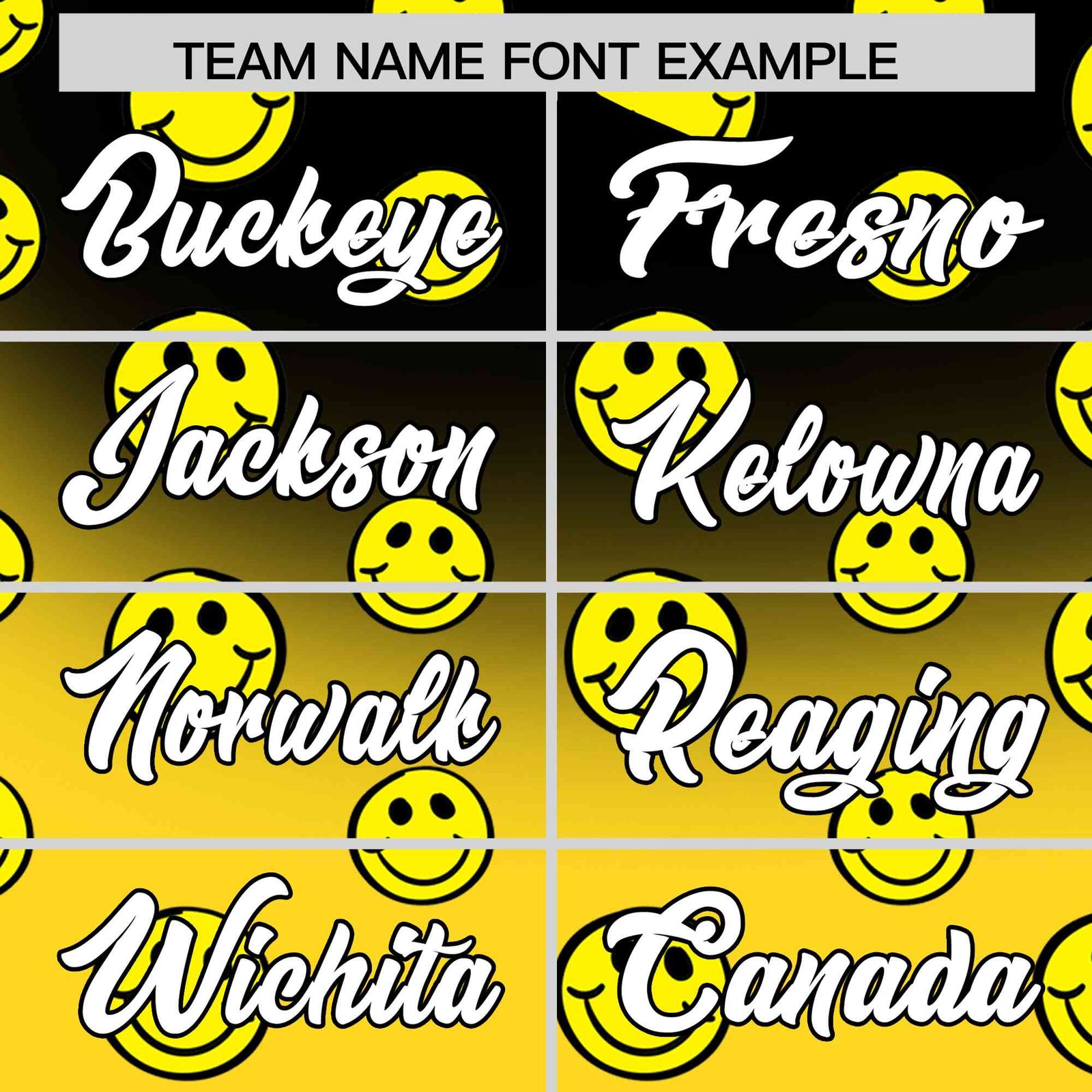 Custom Black Gold Graffiti Gradient Pattern Authentic Smile Baseball Jersey