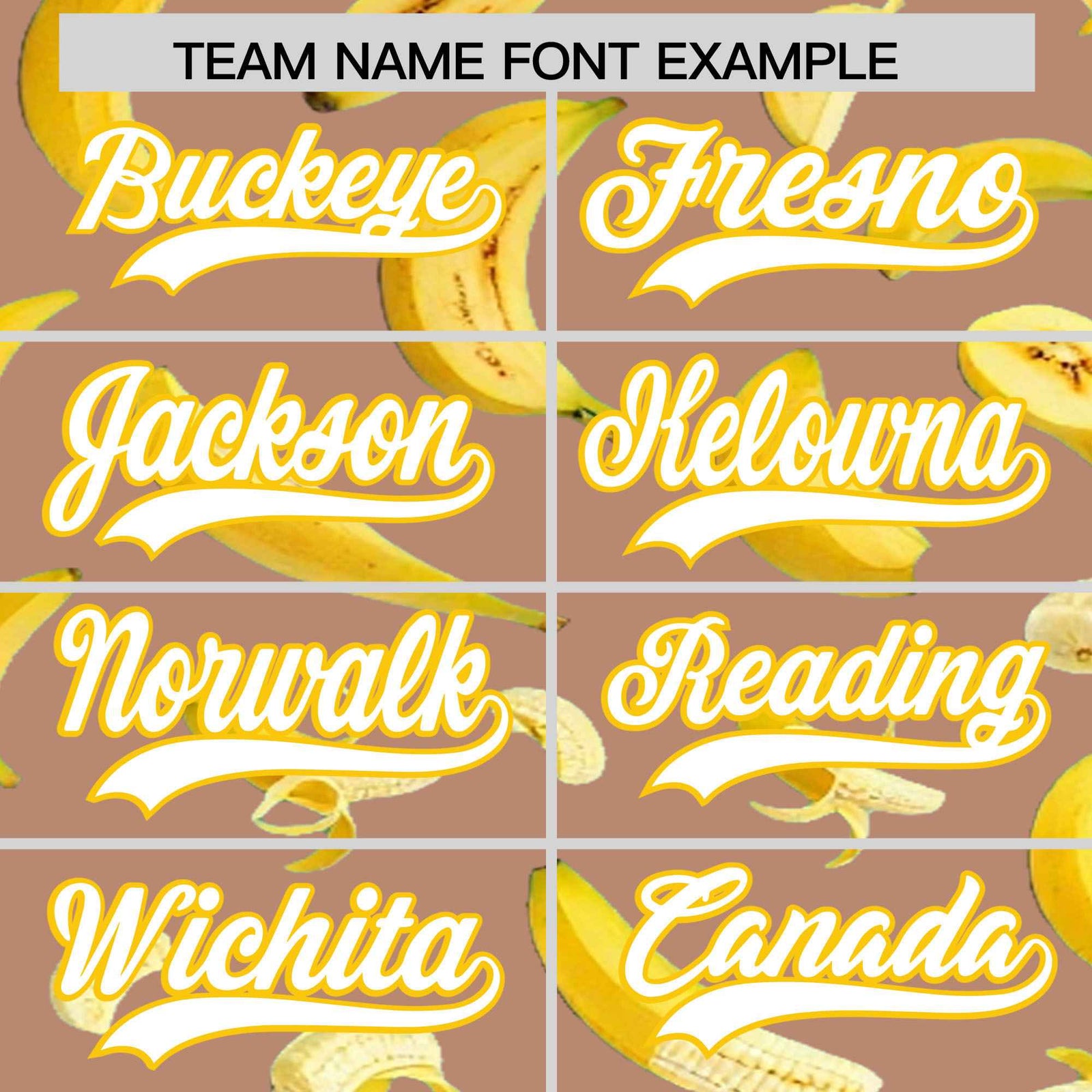 Custom Coffee Banana Graffiti Pattern Fashion Authentic Baseball Jersey | Graffiti Pattern | Embroidery&Dye-sublimation printing | KXKSHOP