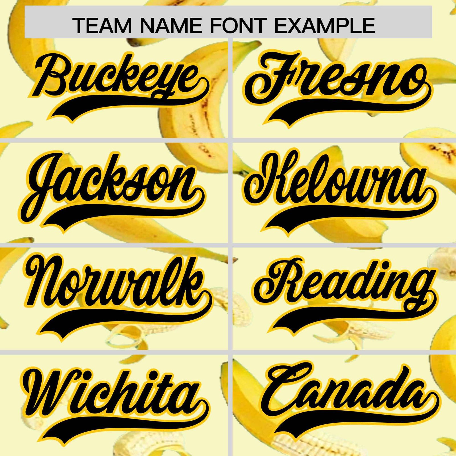 Custom Cream Banana Graffiti Pattern Fashion Authentic Baseball Jersey | Graffiti Pattern | Embroidery&Dye-sublimation printing | KXKSHOP